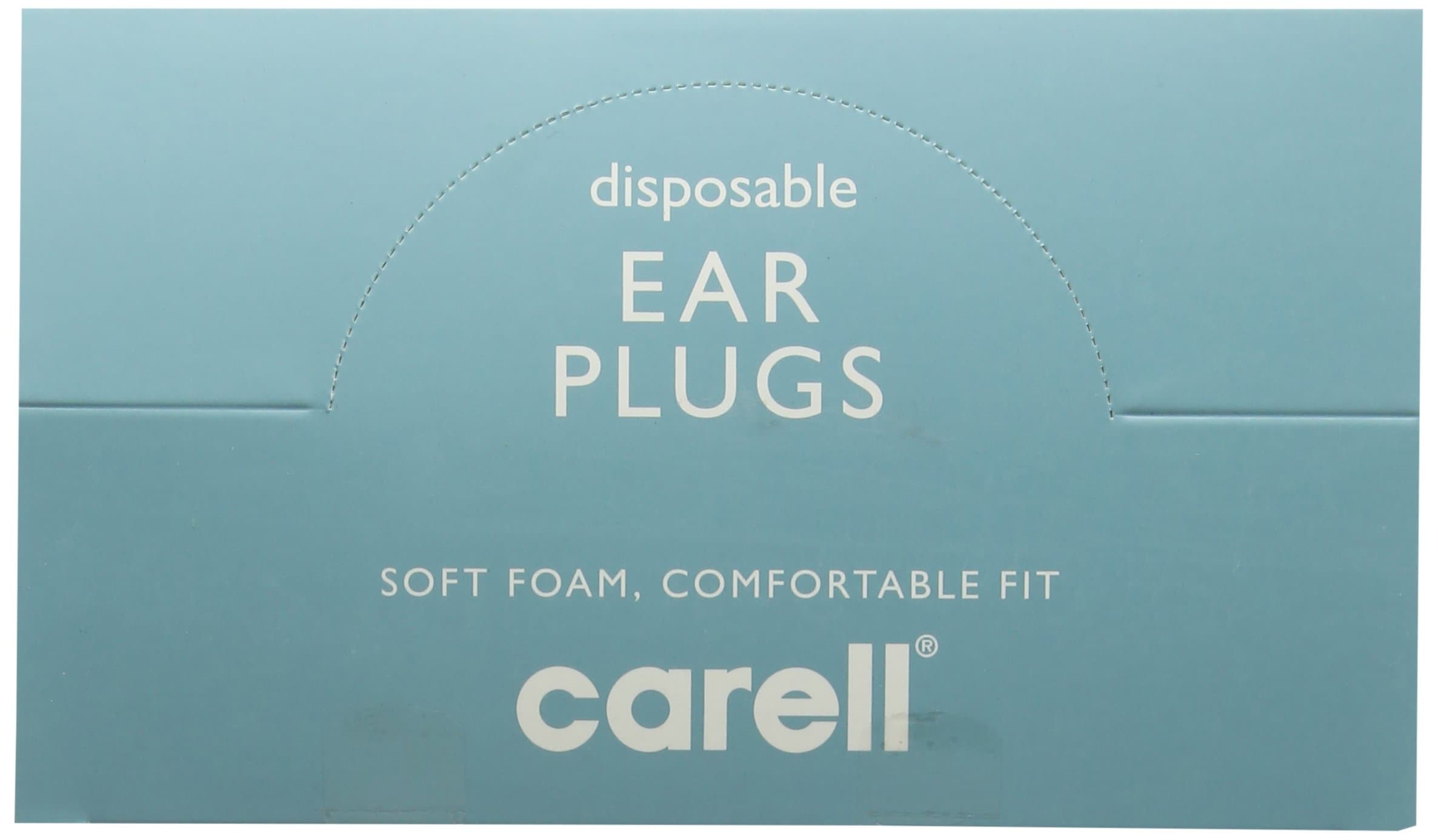 Carell Ear Plugs - Individually Wrapped Ear Plugs - Box of 50