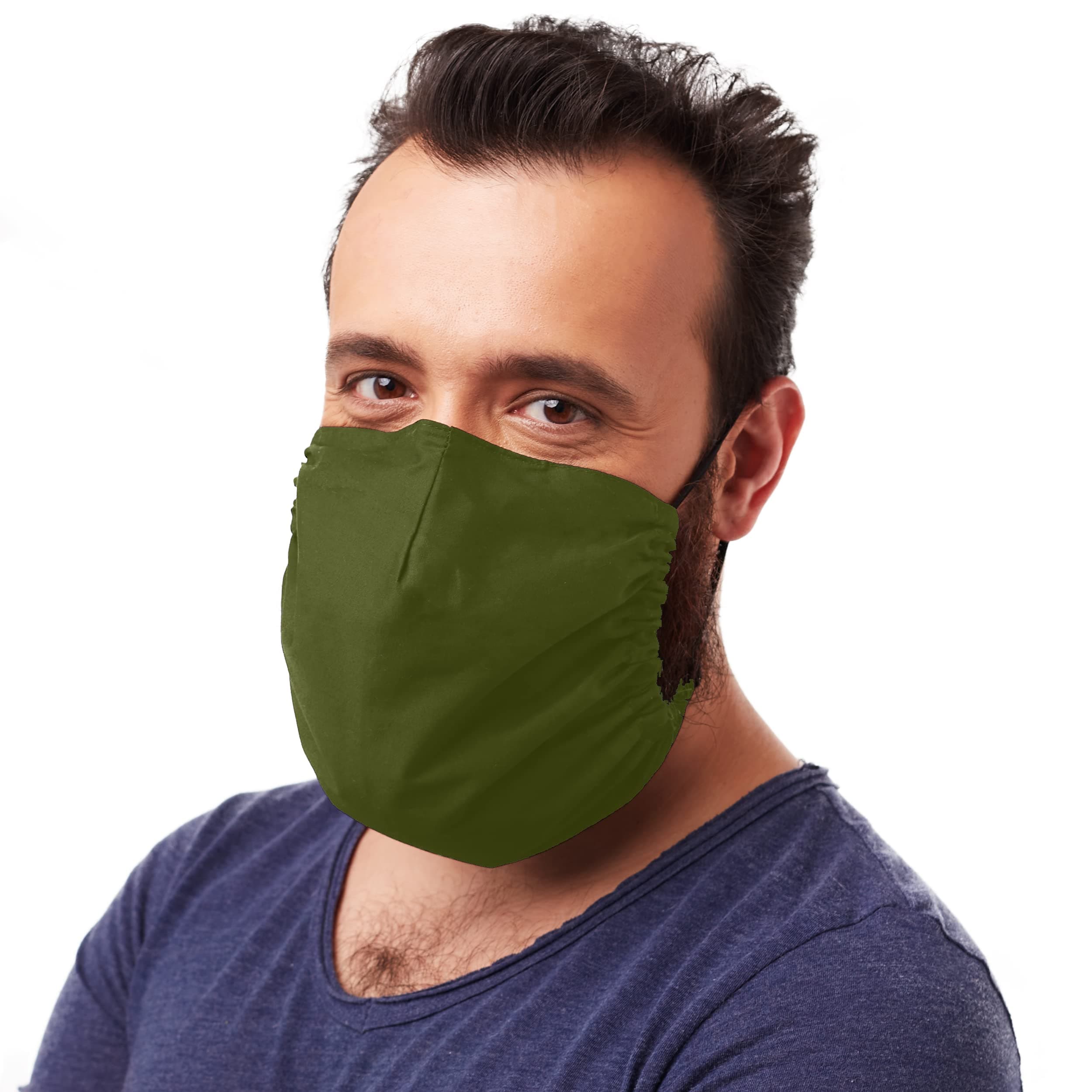 MASHELE Fashion Face and Beard Extra Large Reusable Reversible Covering for Bearded Men