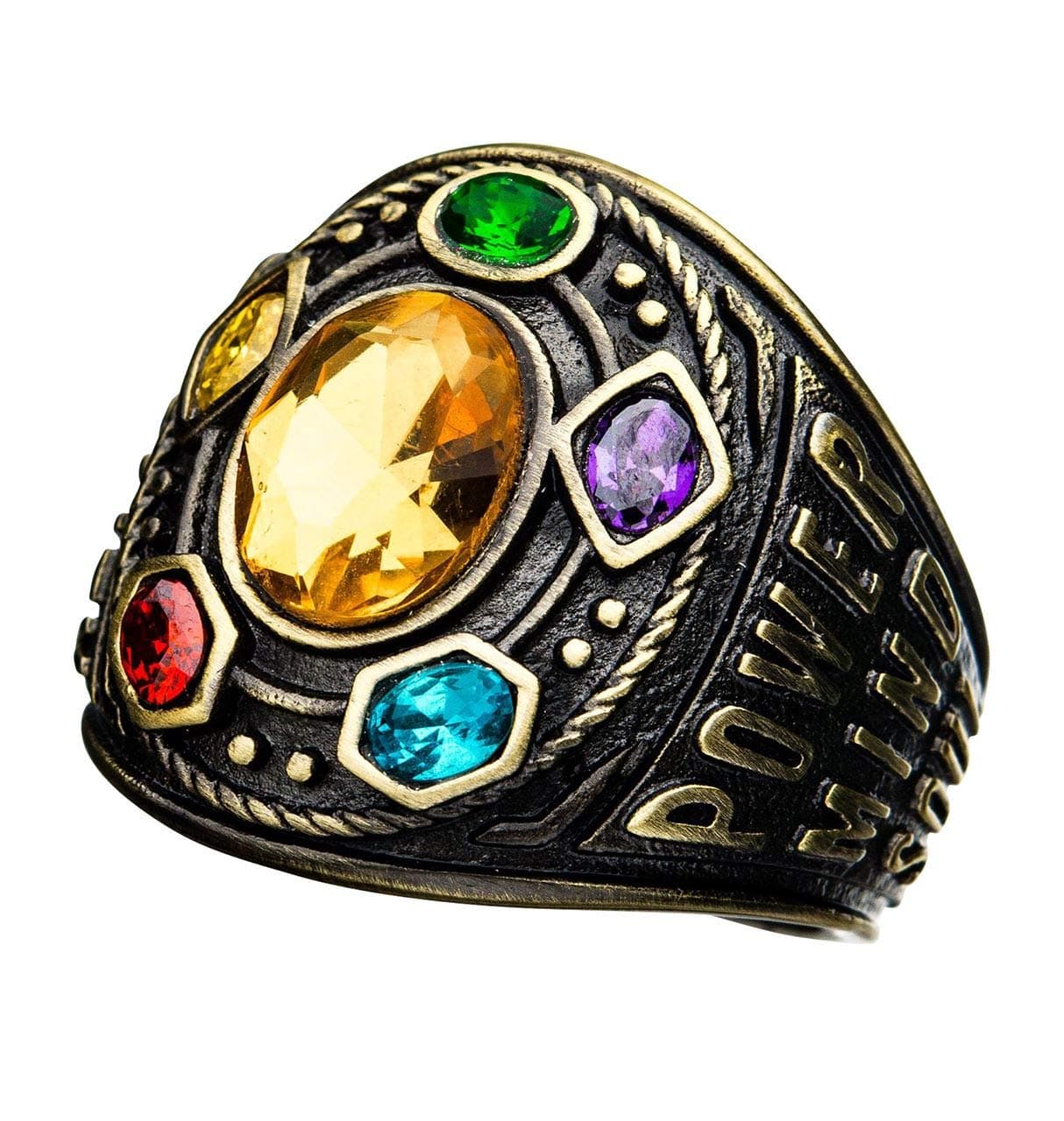 MarvelSales One International Infinity Gauntlet Class of Infinite Power Ring (Gold Tone, 10)
