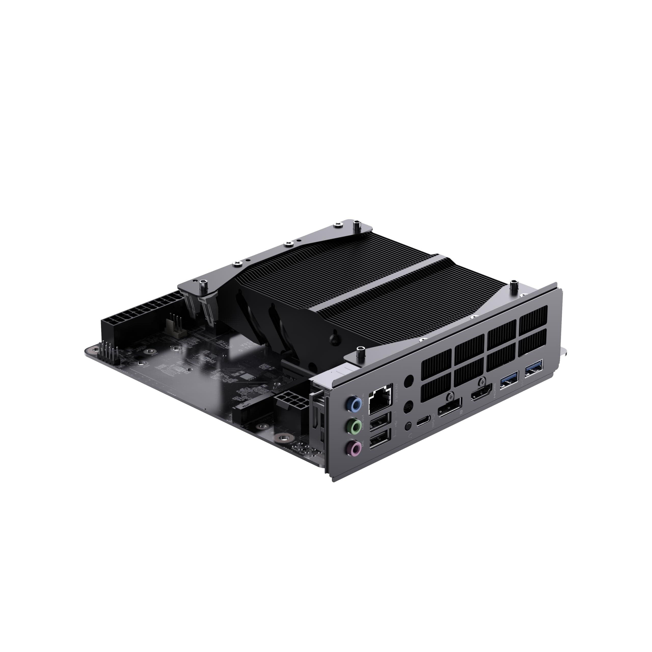 Motherboard BD895i SE Mini ITX NAS Motherboard, AMD Ryzen 9 8945HX,16 C/32 T,PCIe 5.0 x16 Slot, Dual PCIe4.0 M.2 Support, DDR5,8K Triple Output(HDMI/DP/USB-C), RJ45 2.5G, USB 3.2