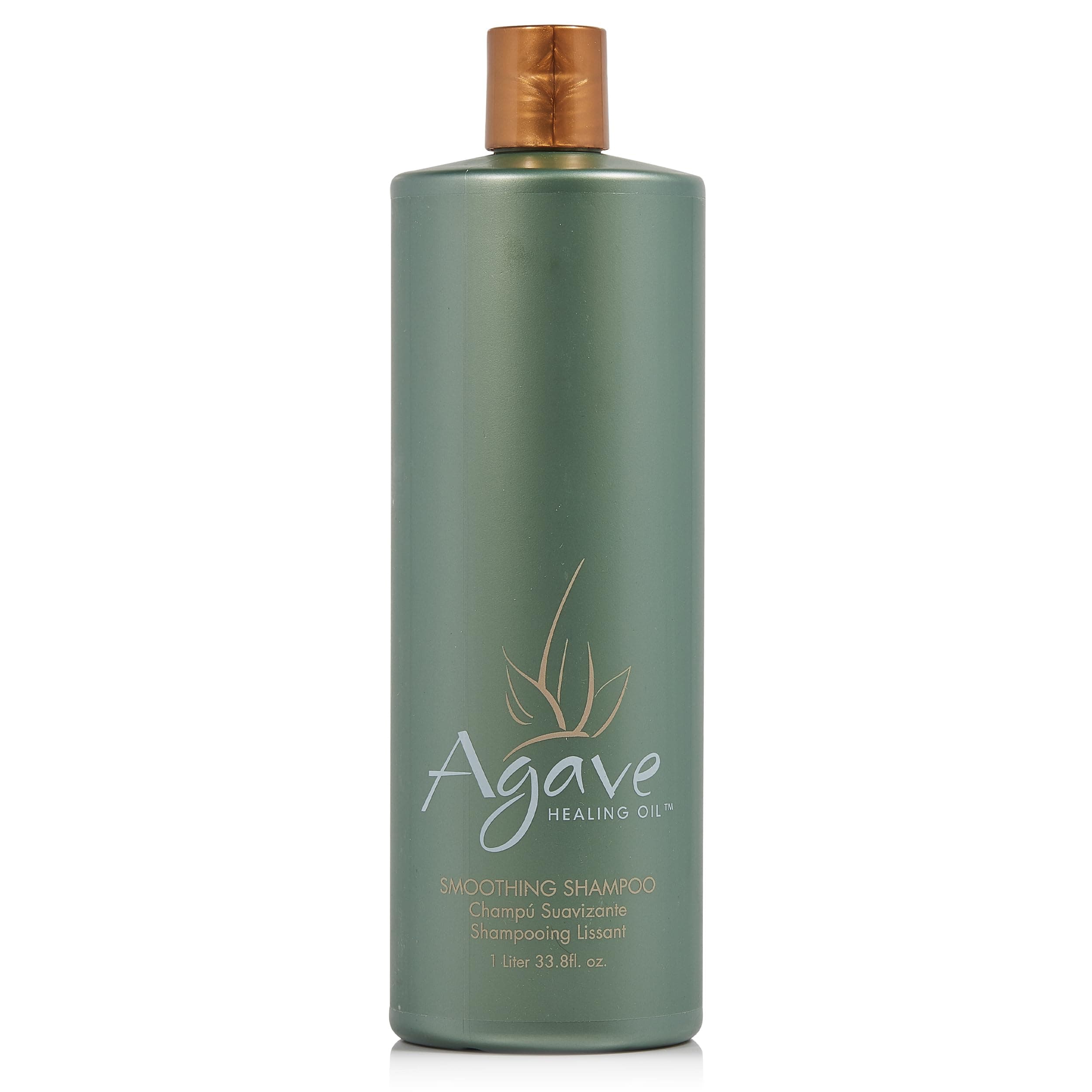 Agave Smoothing Shampoo Hydrating & Frizz Control, Color-Safe, Sulfate-Free, 33.8 oz