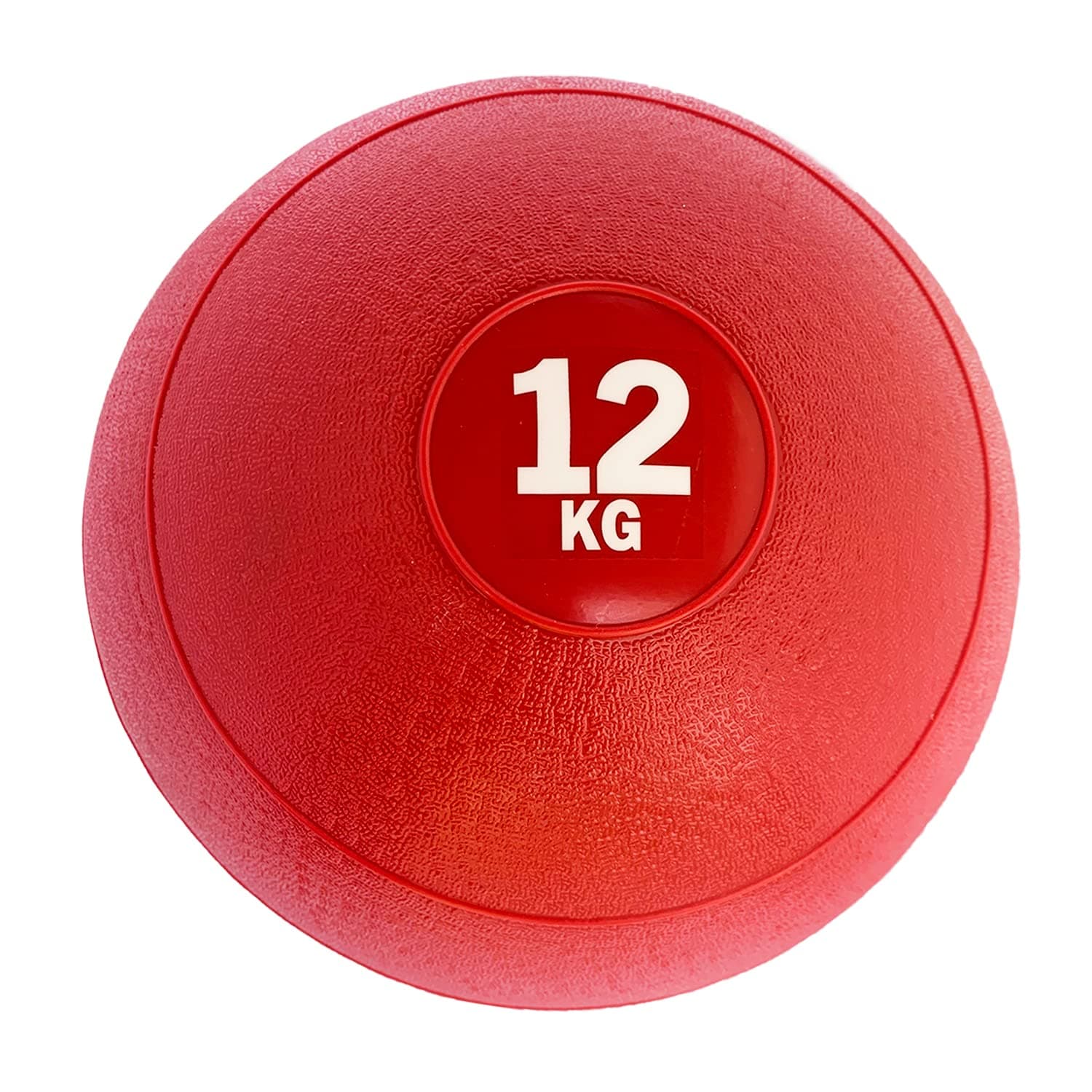 FORTUSS Slam Ball 12 KG Red - Heavy Duty No Bounce Exercise Medicine Ball - Weighted Ball for Strength, Conditioning, HIIT, Crossfit Training - Workout Equipment for Home & Gym Use | 3 – 20 KG Red