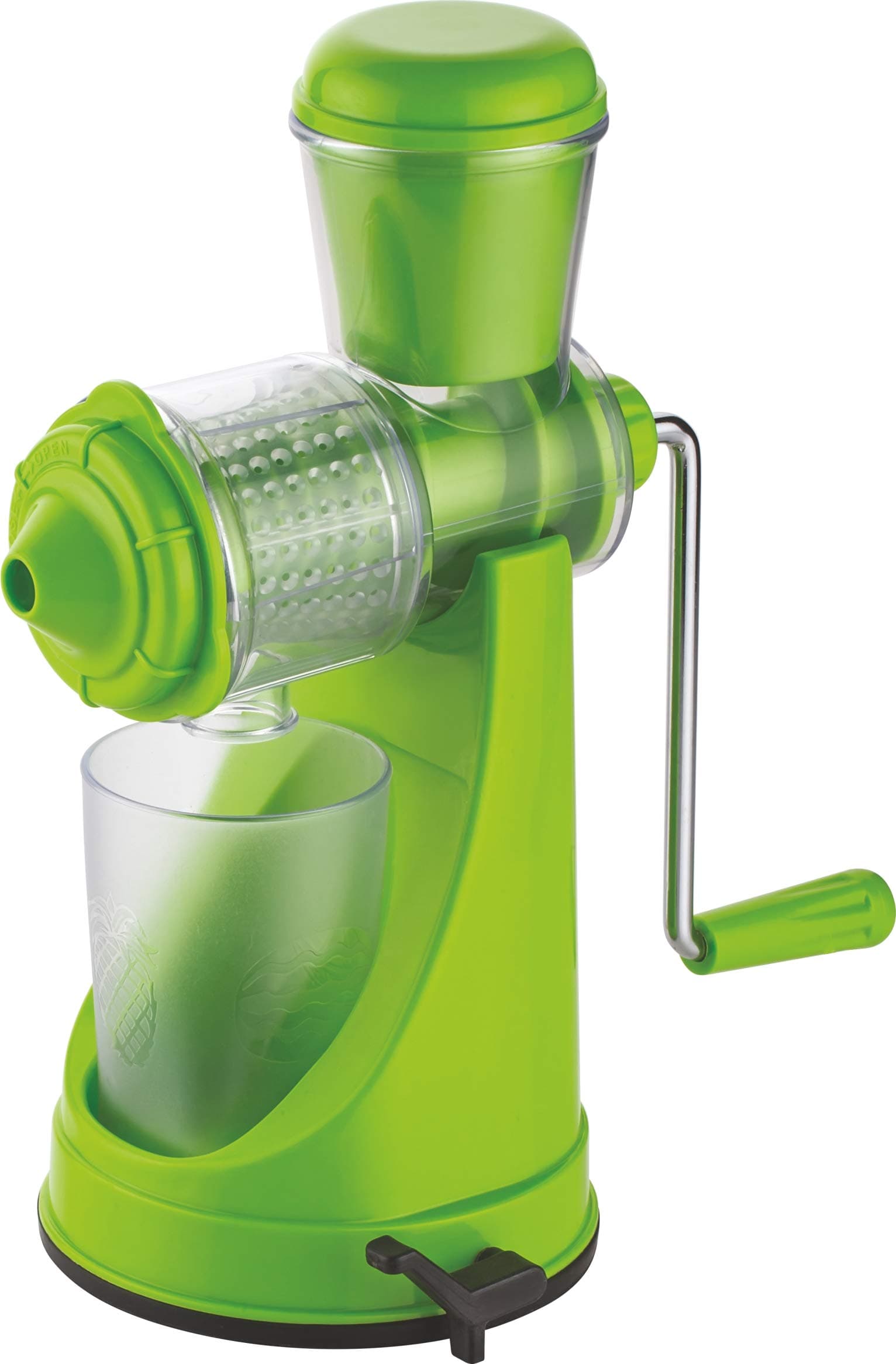 JL.16 Plastic Ras Dhara Hand Juicer, Standard, Green