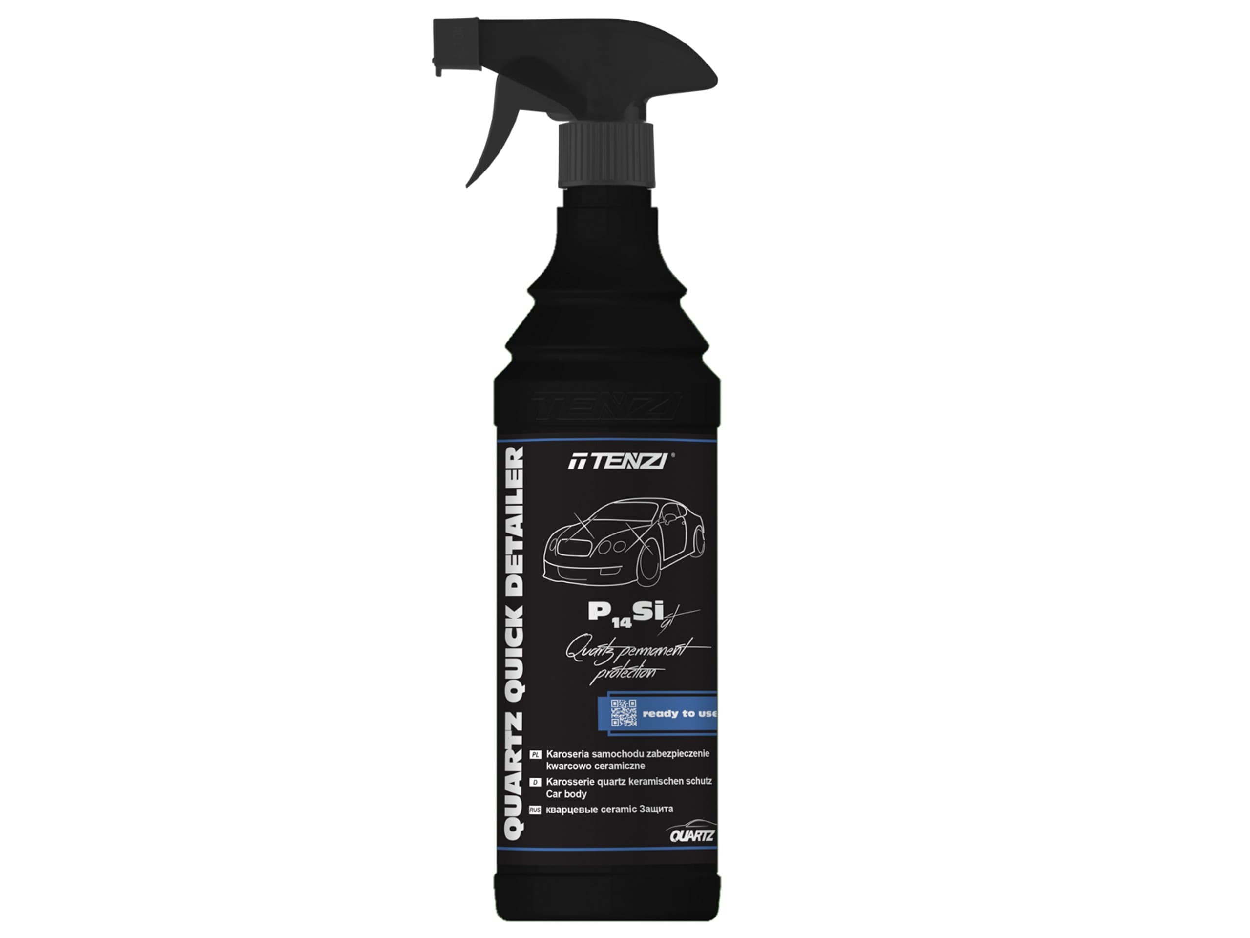 Tenzi P14SI Quartz Quick Detailer Quartz Permanent Protection Car Body and Paintwork Protector Hydrophobic Quartz-Ceramic Coating Monomer Formula 1 Litre