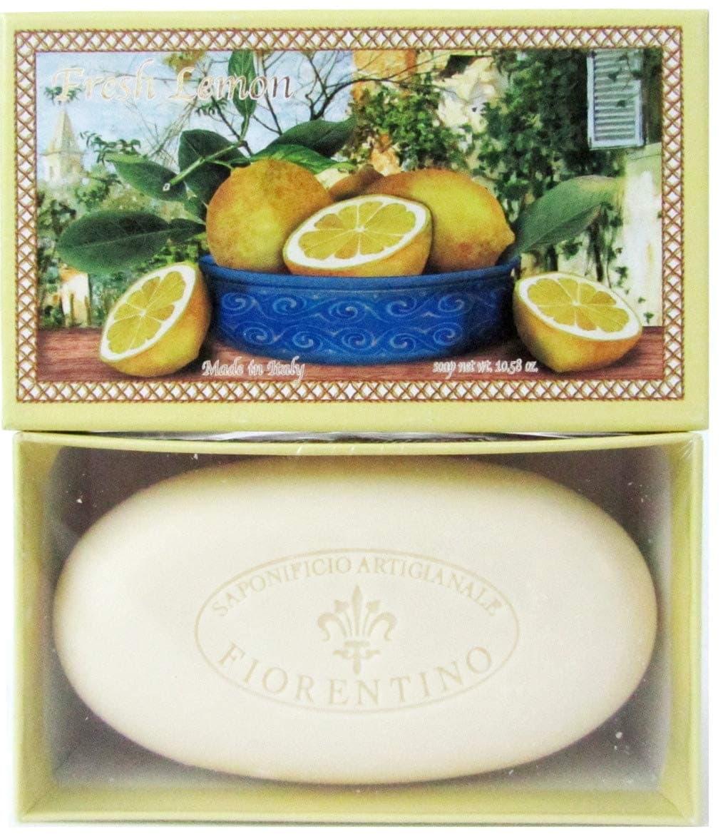 Fresh Lemon Scented Italian Soap - 10.5 oz