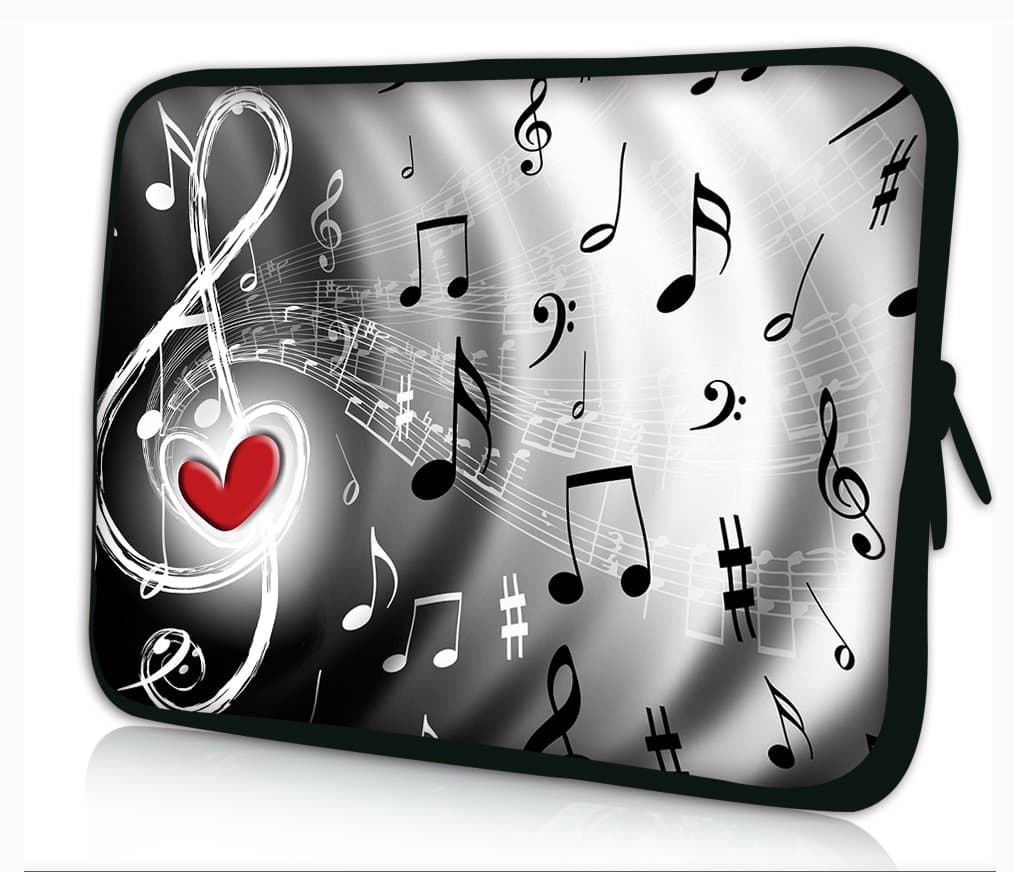 Music Note 11.6" 12" 12.1 inch Tablet Laptop Netbook Sleeve Bag Case Pouch Cover Protector For 11.6" 11.6" Acer Aspire One,Apple