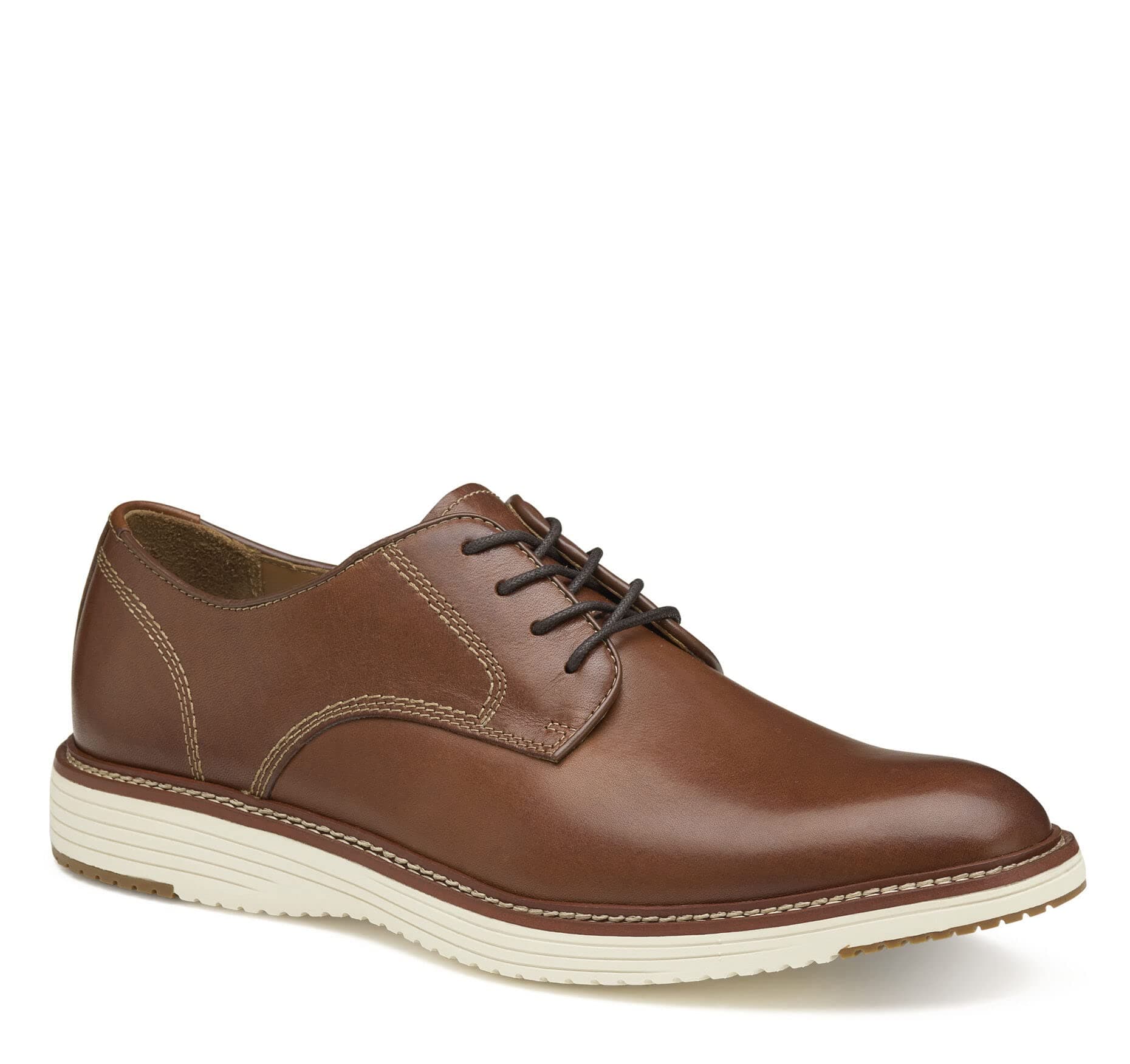 Men's Upton Leather Plain Toe Dress Casual Lace-up Shoe