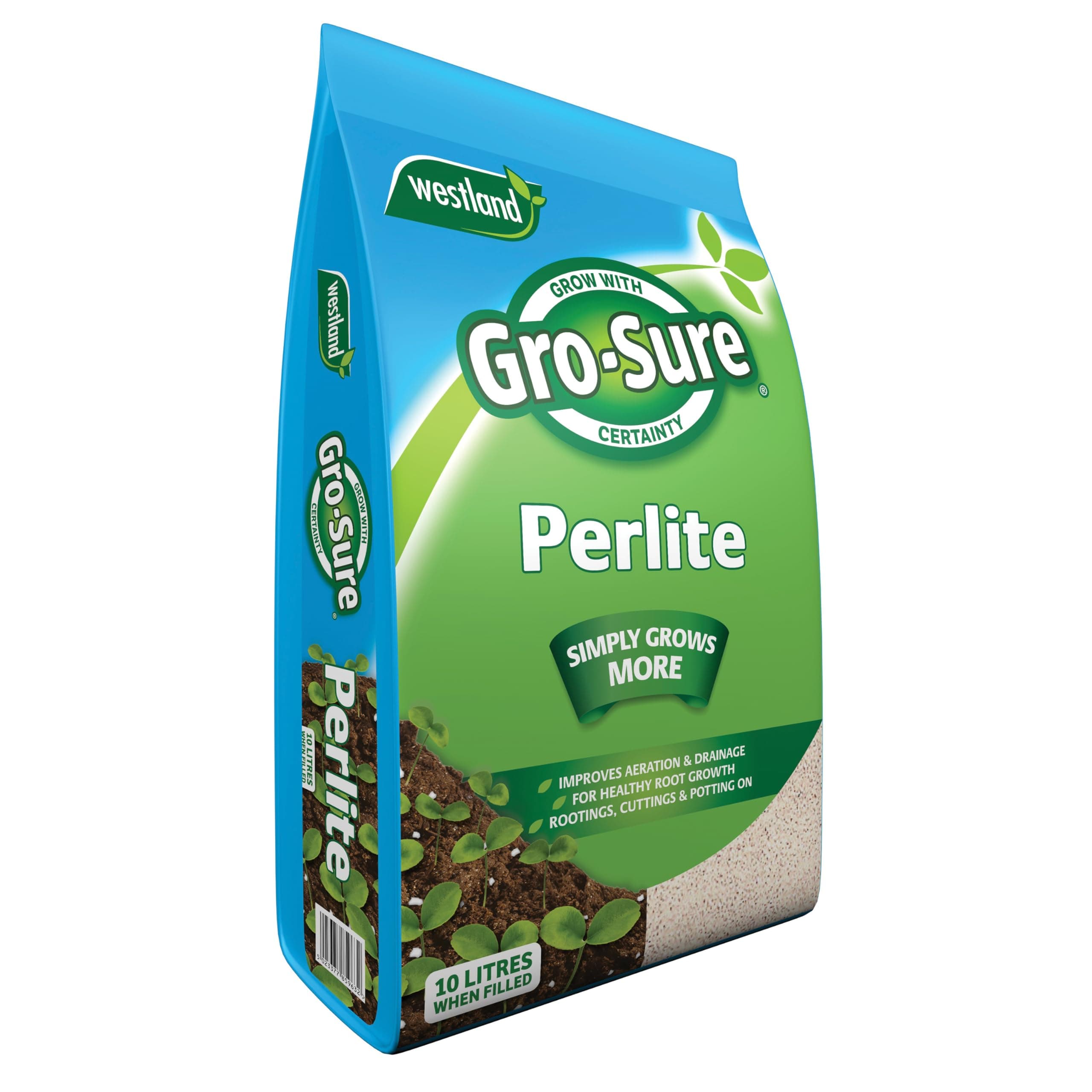 Westlands Horticulture 10 Litre Gro-sure Perlite Pouch Westland Horticulture
