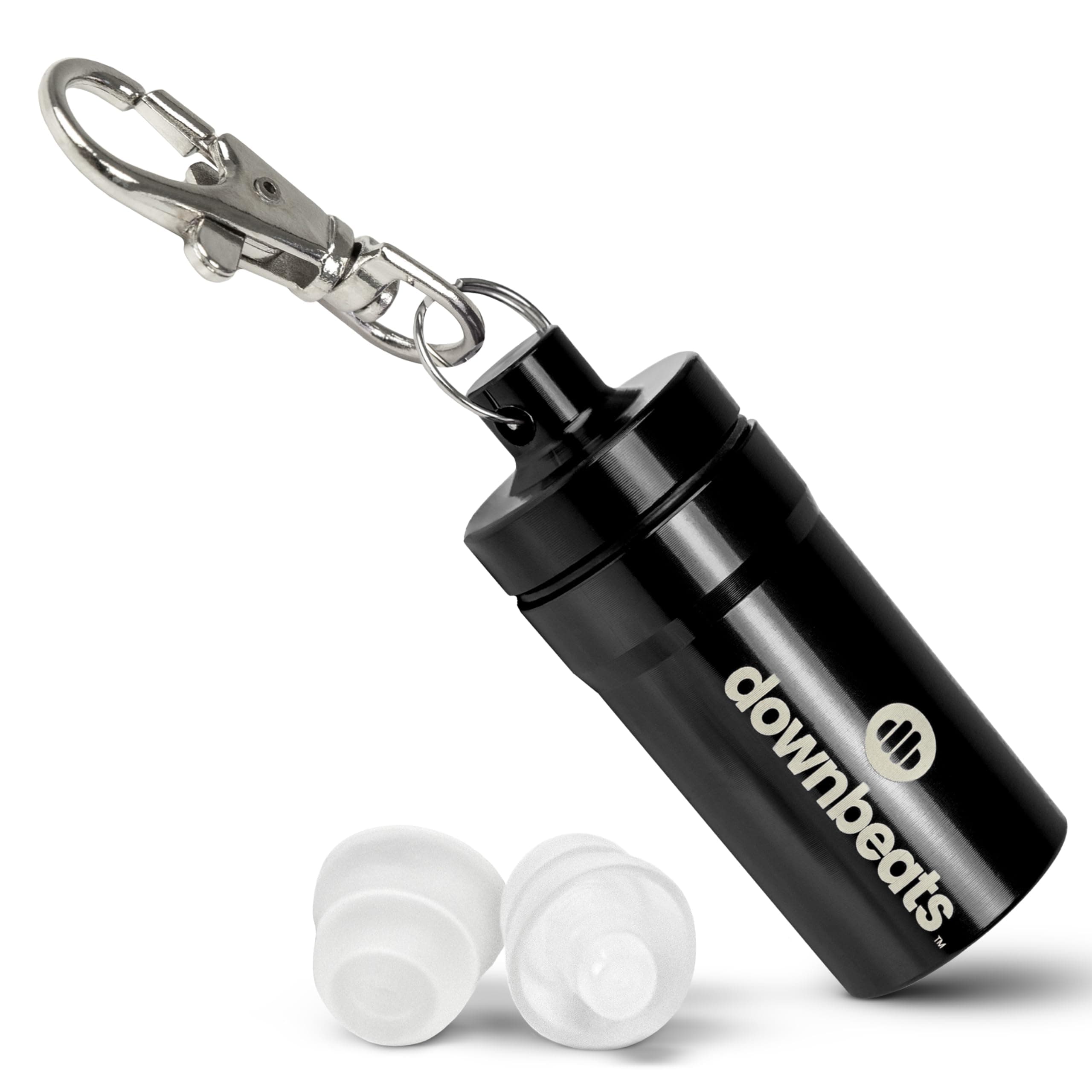 High Fidelity Ear Plugs for Hearing Protection - Discreet, Clear Ear Plugs for Concerts, Festivals & Noisy Events - Up to 18dB Background Noise Reduction Rave Earplugs - Comes with Aluminum Case