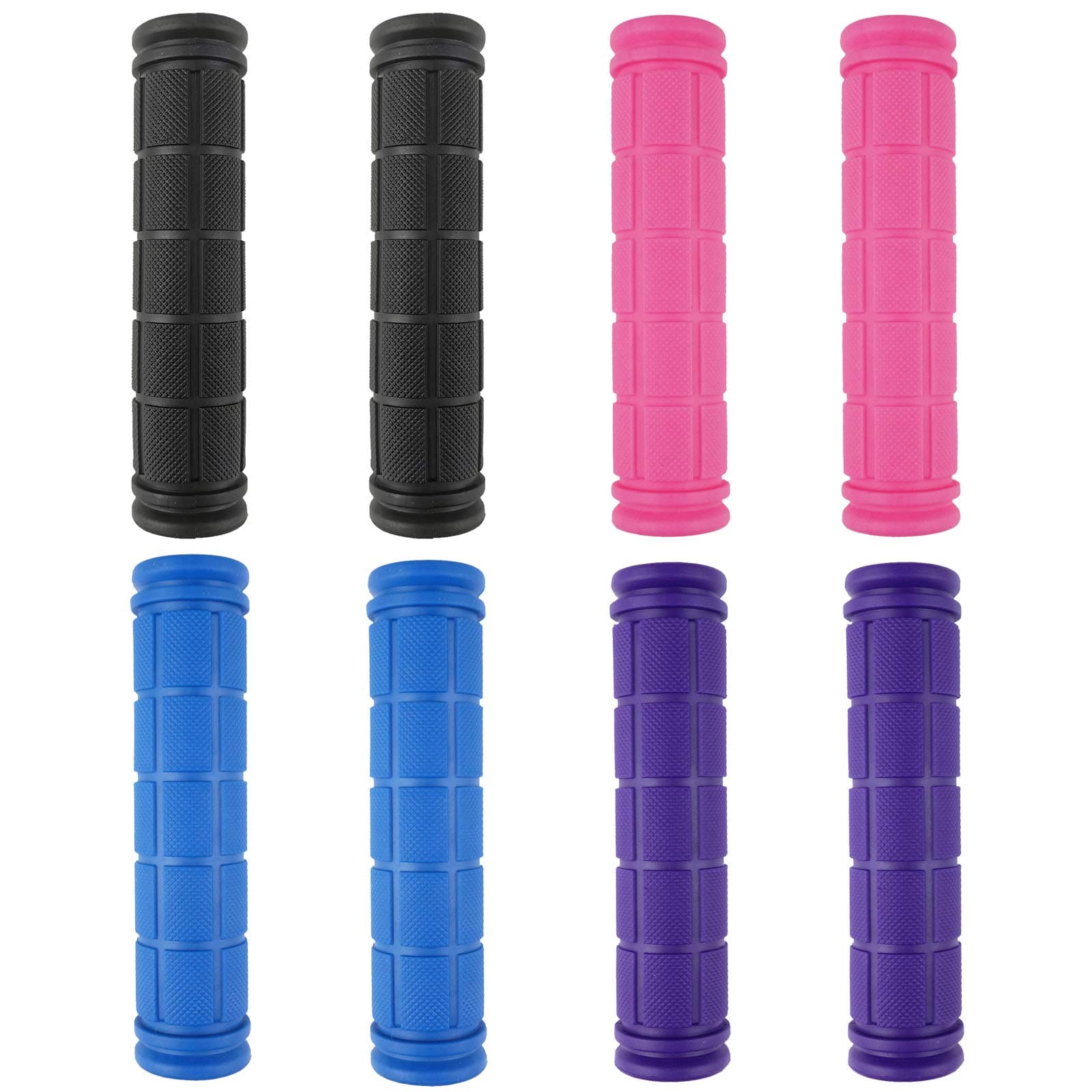 4 Pairs Bicycle Handle Bar Grips Mushroom Grips for BMX/MTB/Road Mountain Bikes