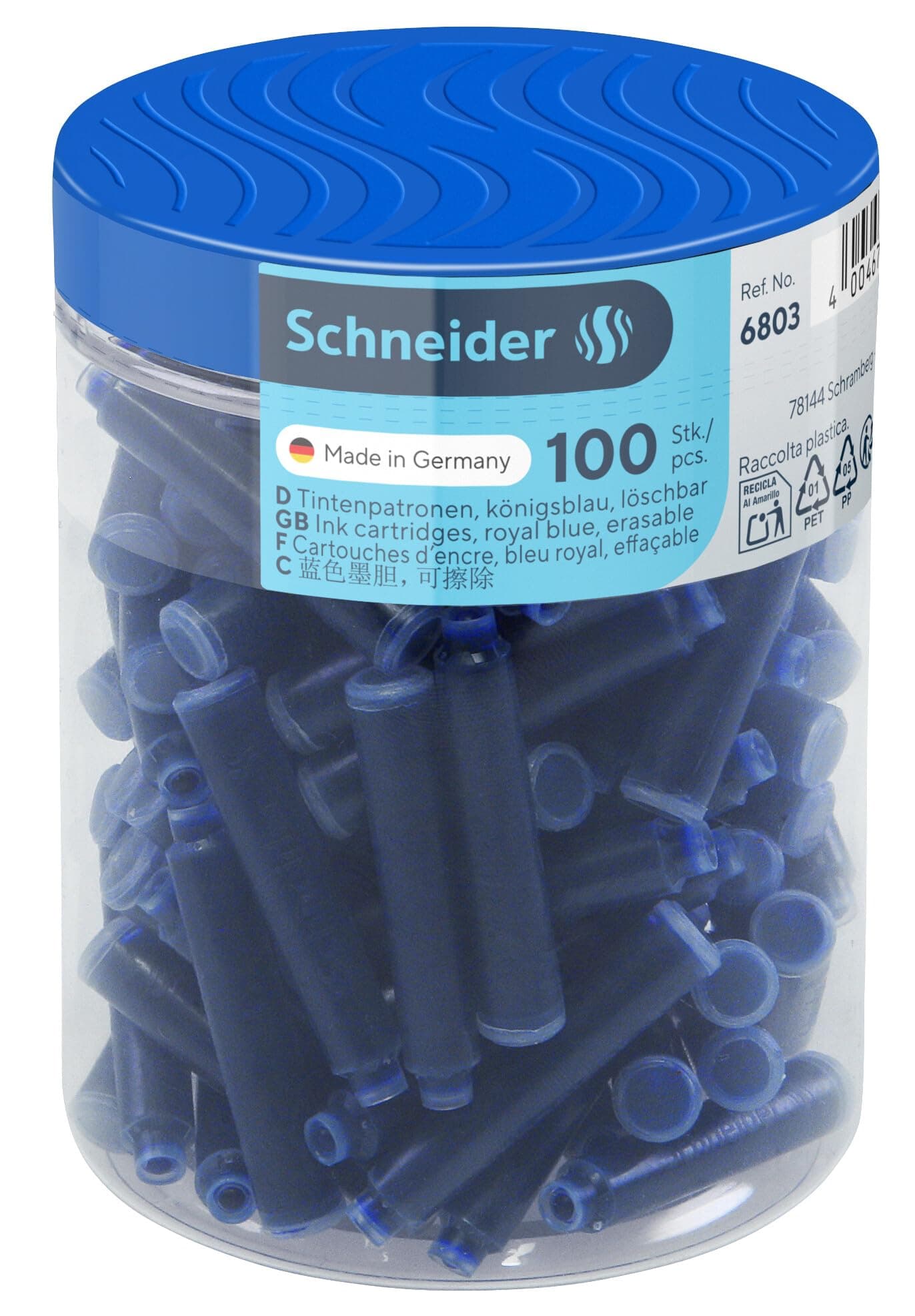Schneider P006803 Bottle of 100 Cartridges