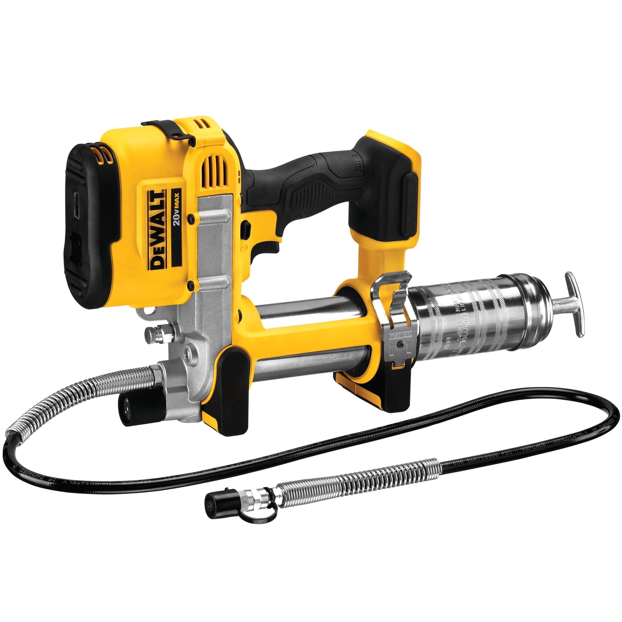 20V MAX Grease Gun, Cordless, 42ā Long Hose, 10,000 PSI, Variable Speed Triggers, Bare Tool Only (DCGG571B)