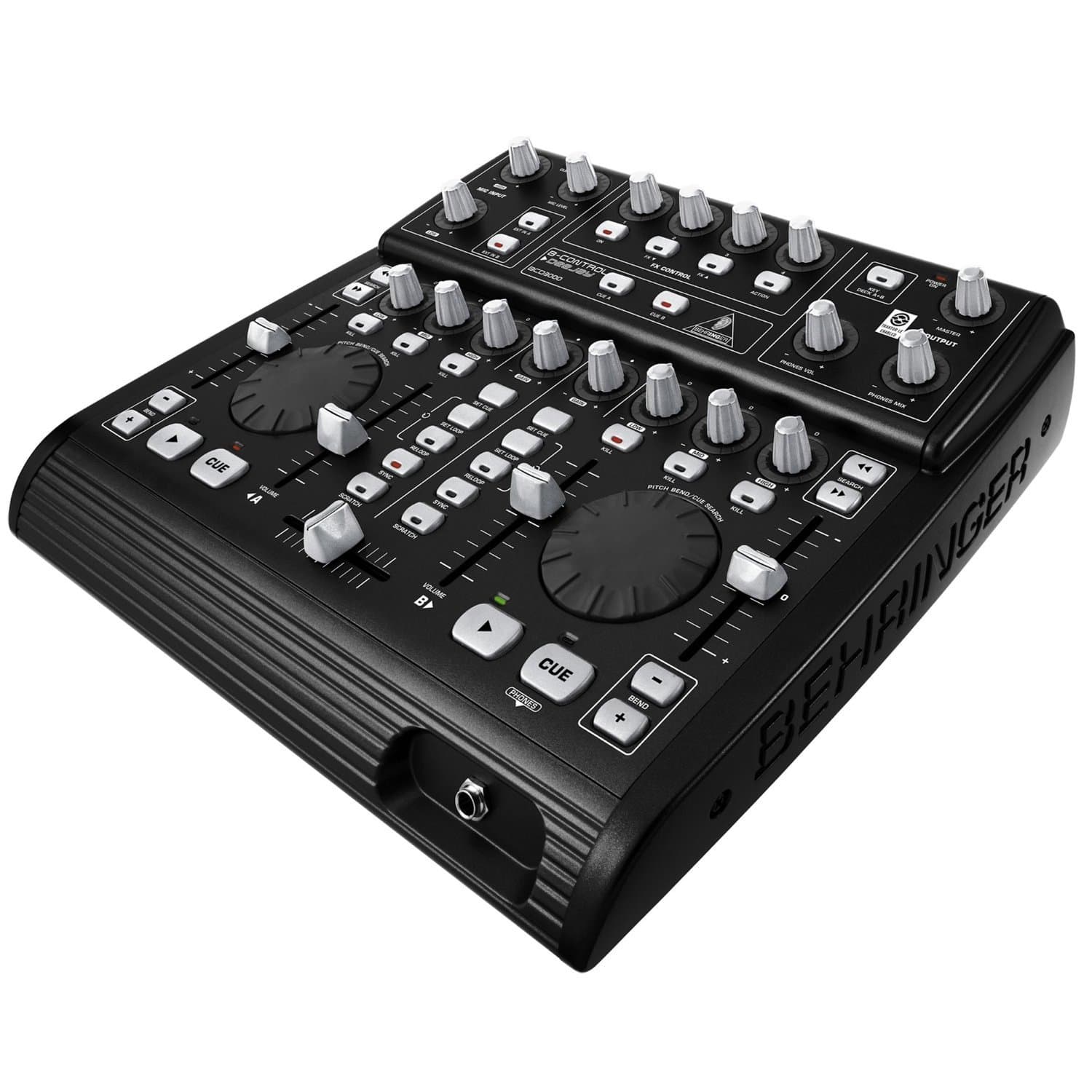 Behringer B-CONTROL DEEJAY BCD3000 Next-Generation DJ Machine. Play, Mix, Perform and Scratch Your MP3 Files like Vinyl Records