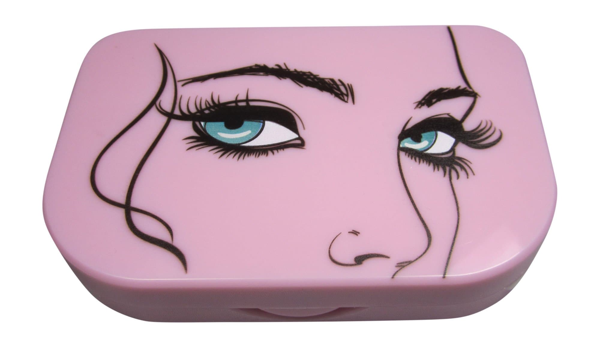 Starfish Spirit False Eyelash Case Holder Pink - Three Tier Box, Organizer for Travel, Storage