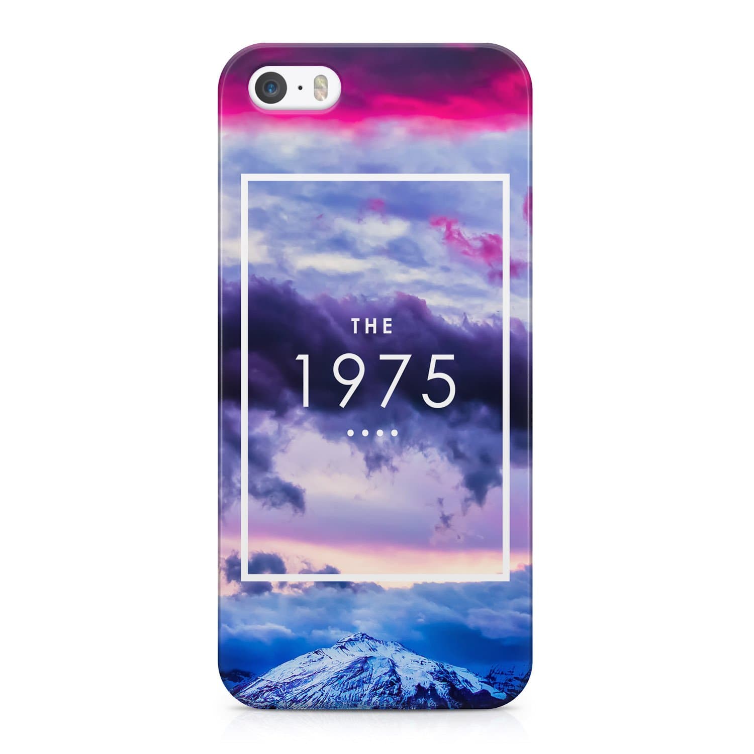 The 1975 Colorful Clouds Sky Mountains Tumblr Hard Plastic Snap-On Case Cover For iPhone 5 and iPhone 5s