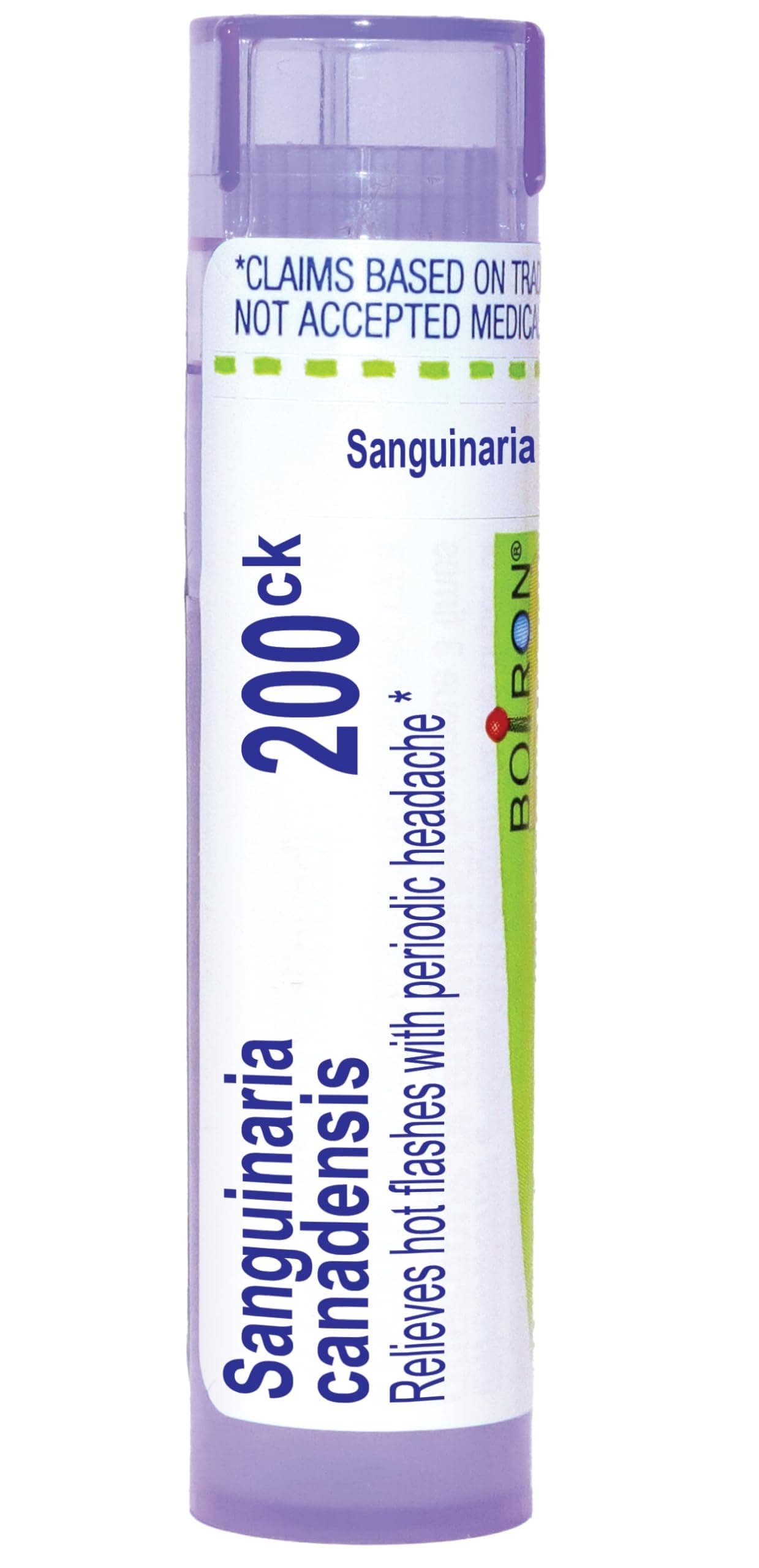 Boiron Sanguinaria Canadensis 200Ck for Hot Flashes with Periodic Headaches - 80 Pellets