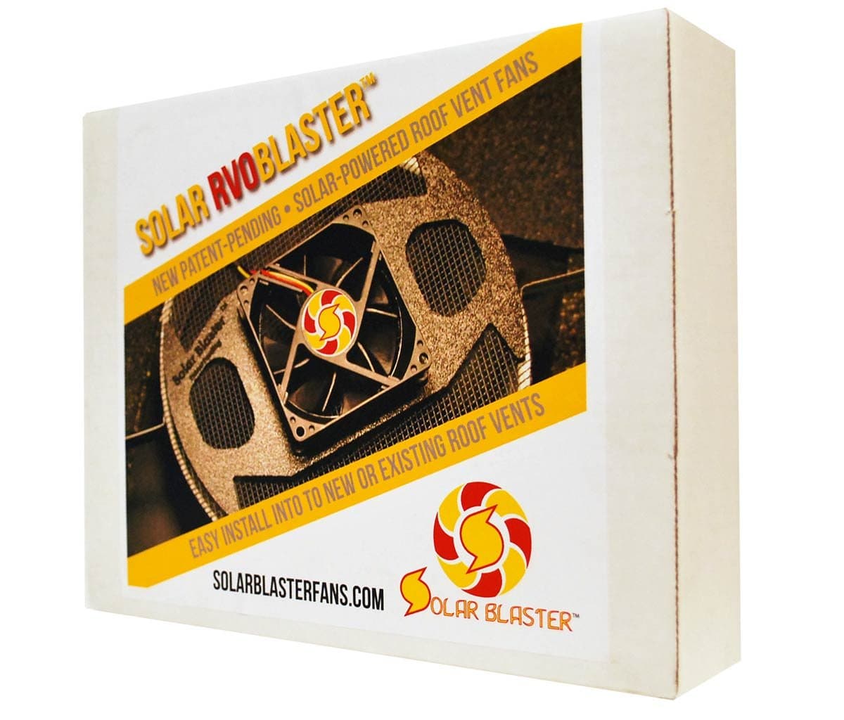 Solar Attic Roof Fan Retrofit Kit for Installing on NorWesCo RVO38 Metal Vents - Solar RVOblaster Kit