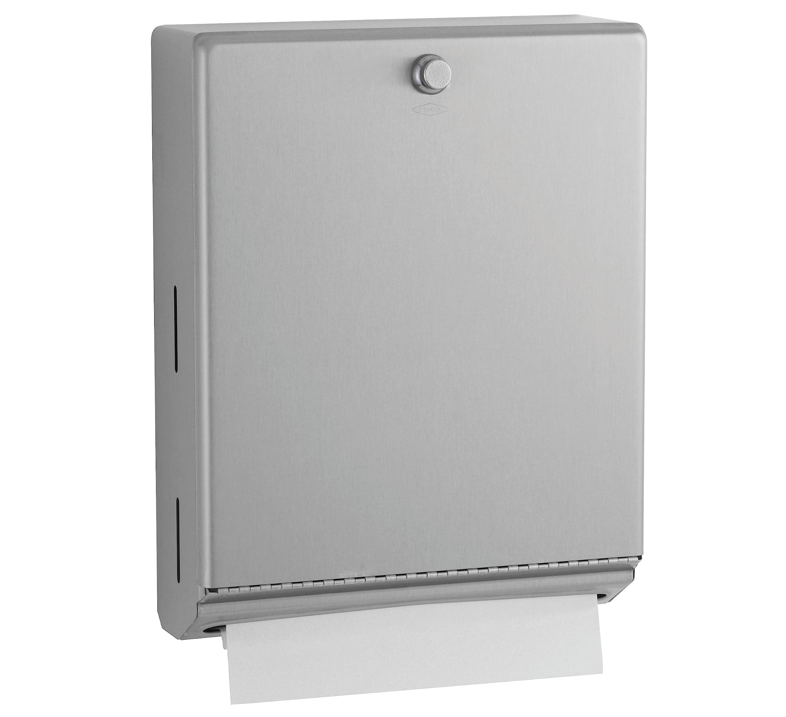 2620 ClassicSeries 304 Stainless Steel Surface Mounted Paper Towel Dispenser, Satin Finish, 10-3/4 Width x 14 Height x 4 Depth