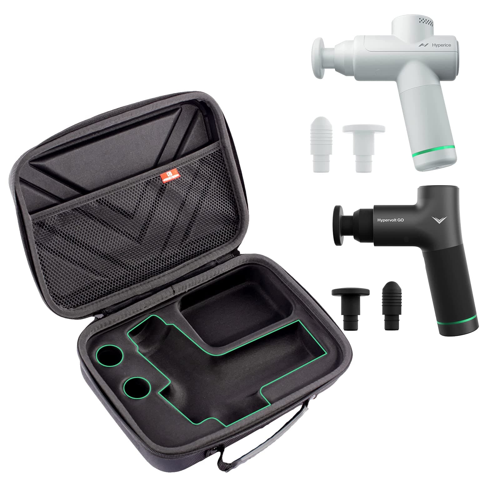 Case for Hypervolt GO 2/Hypervolt GO, Waterproof Shock Resistant Carrying Case for Hyperice Hypervolt GO and Go 2 Massage Device(ONLY CASE)