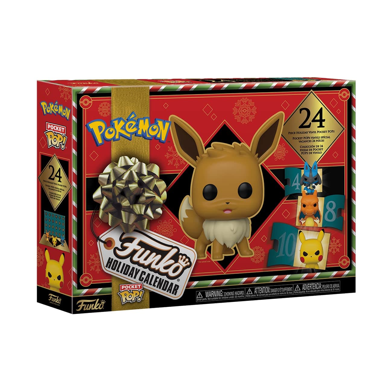 Pop! Holiday Calendar - Pokemon, 24 Pocket Pop! Vinyl Figures