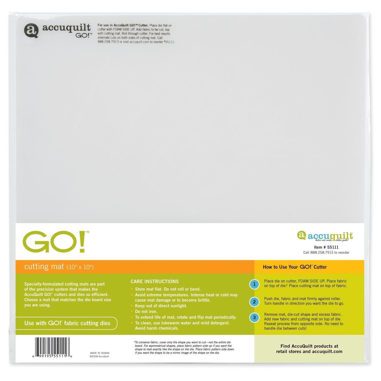 GO! Cutting Mat; 10-inch-by-10-inch