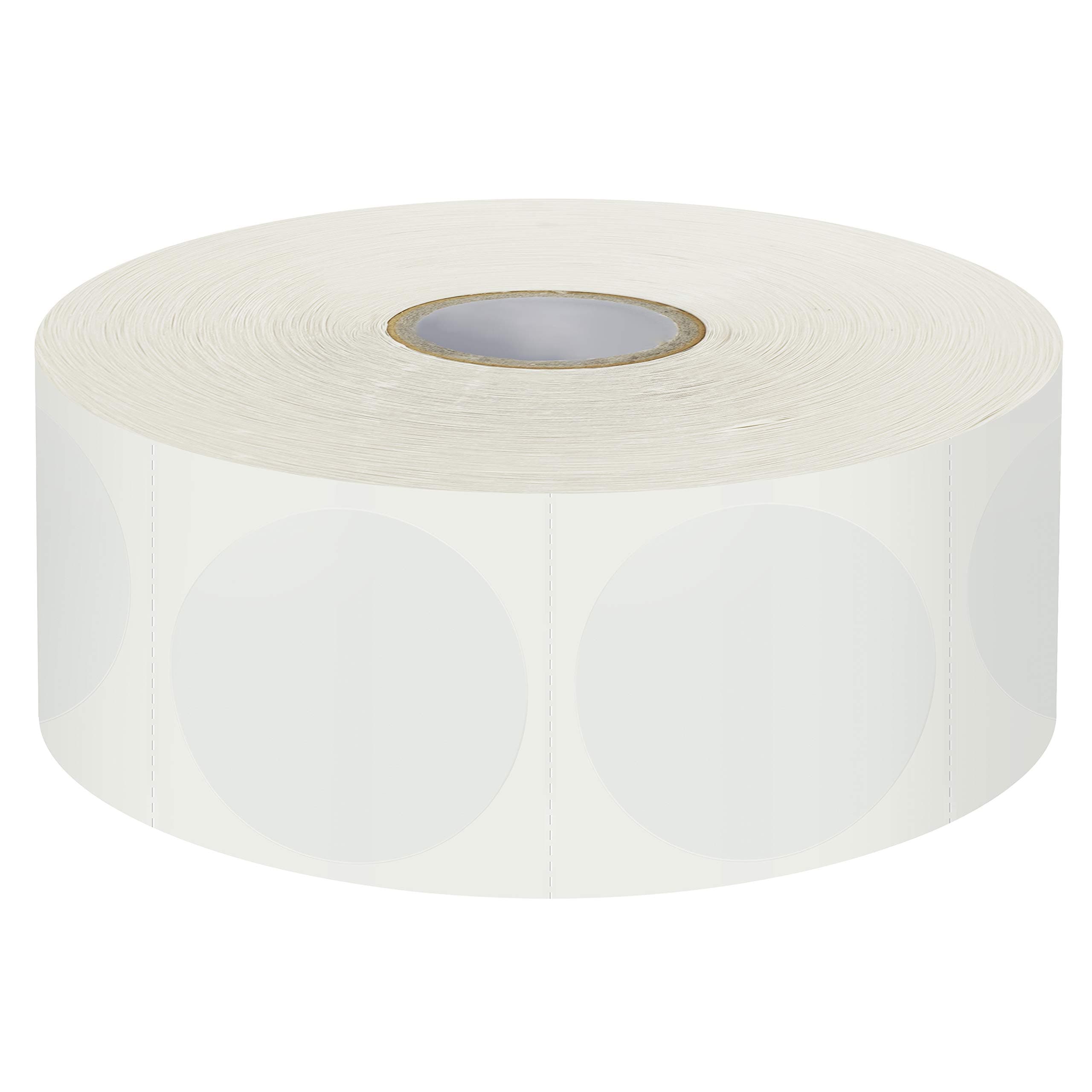 1500 PCS 1.5" Round Clear Transparent Sticker Labels