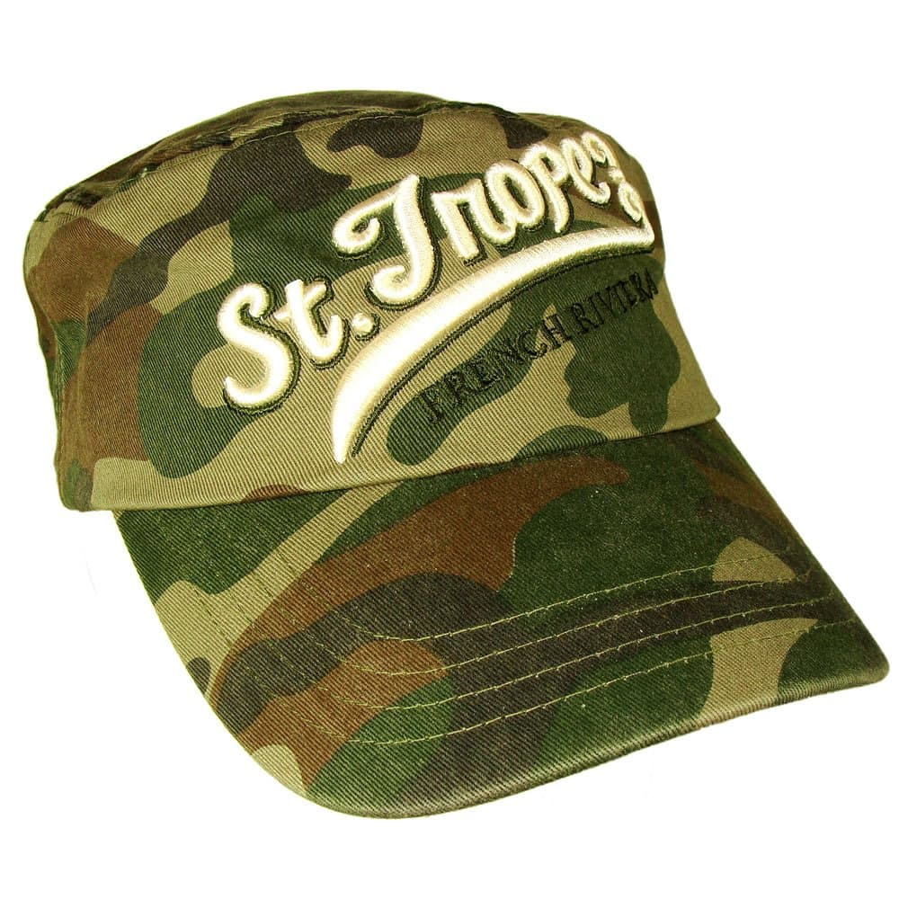 Caps and Hats of France Saint-Tropez 'Military' Women's Cap - Green