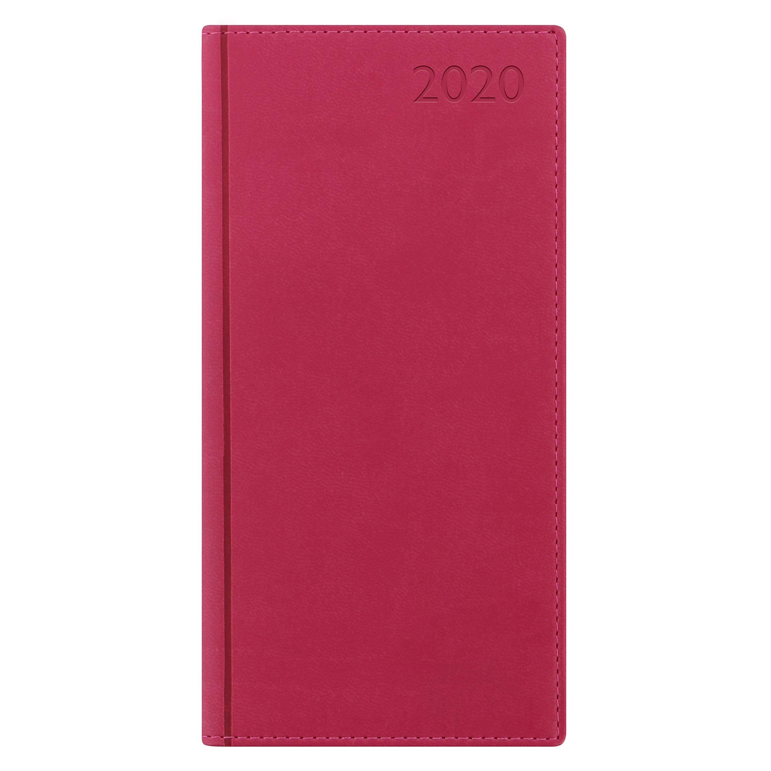 Letts 2020 Diary Verona Slim Pink Week-to-View Planner