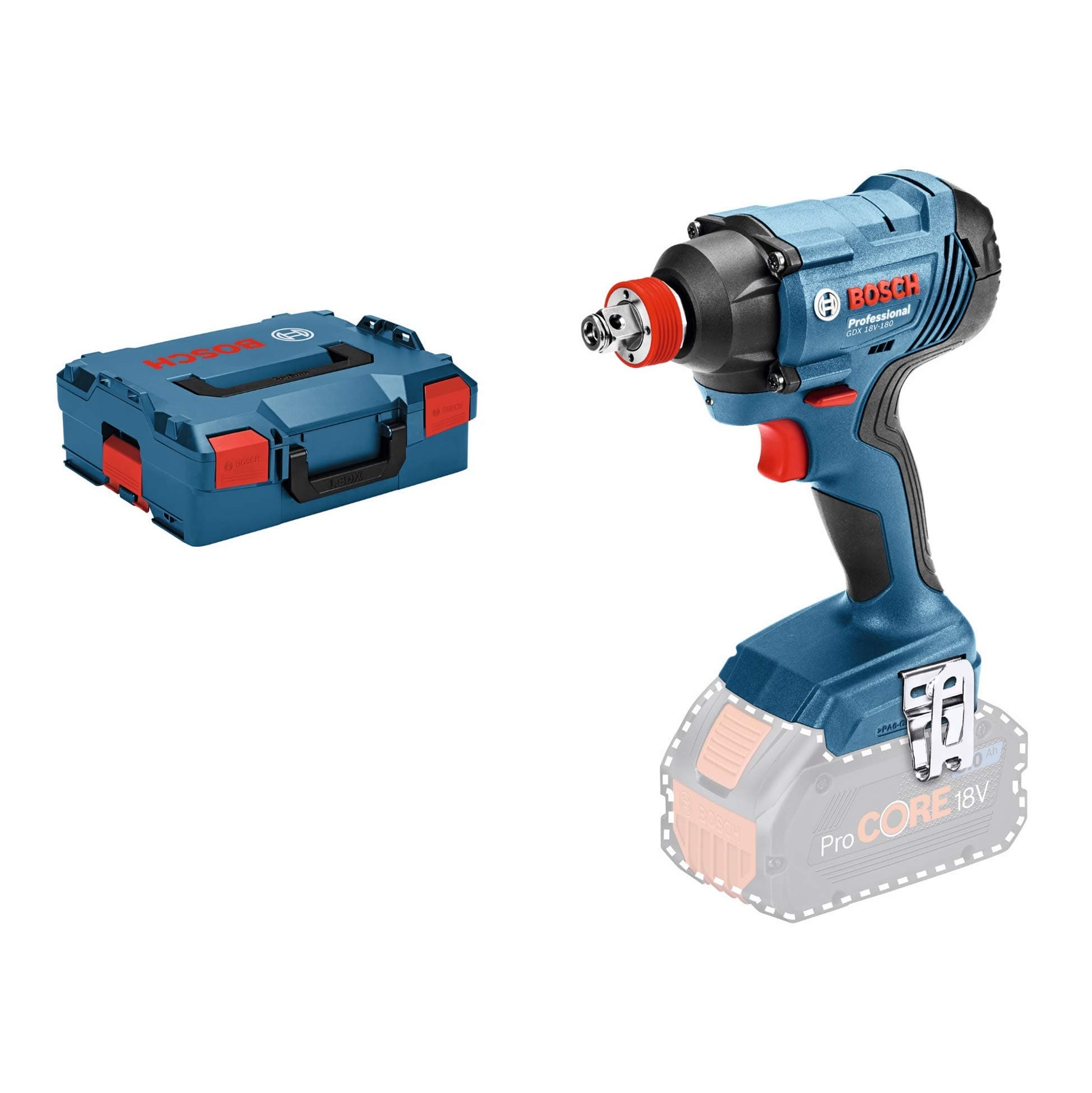 GDX 18 VA 180 Cordless Impact Driver (Without Battery, 18 V System, Impact Rate: 0-3600 ipm, in L - Boxx)