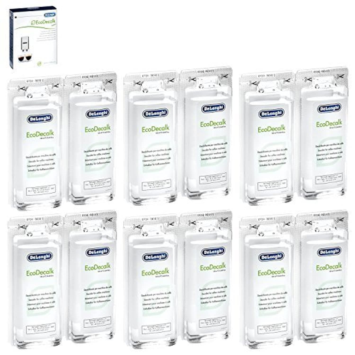 DeLonghi Eco 3.4 Ounce Mini Descaler, 12 Count