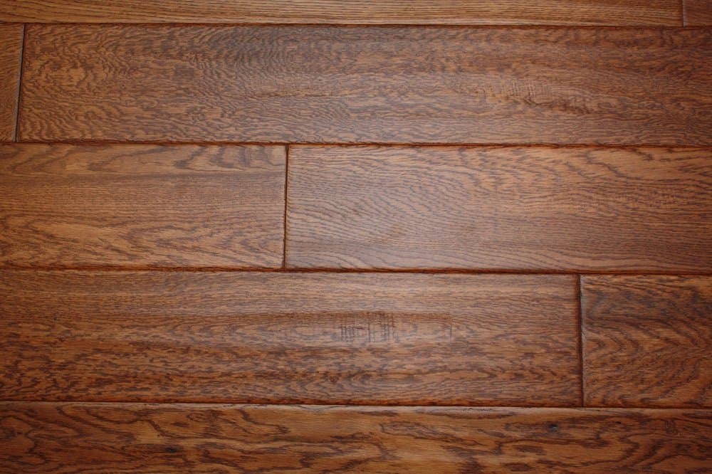 Elk Mountain Oak Burlap 3/8" x 5" Hand Scraped Engineered Hardwood Flooring AF031 Sample