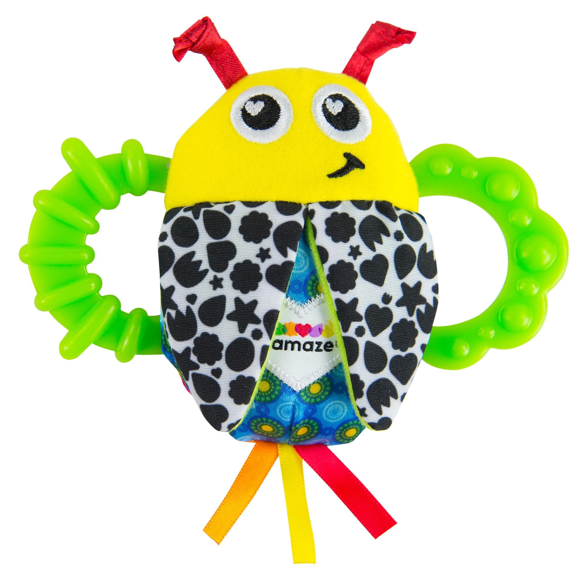 Lamaze High Contrast Flip-flop Bug Rattle