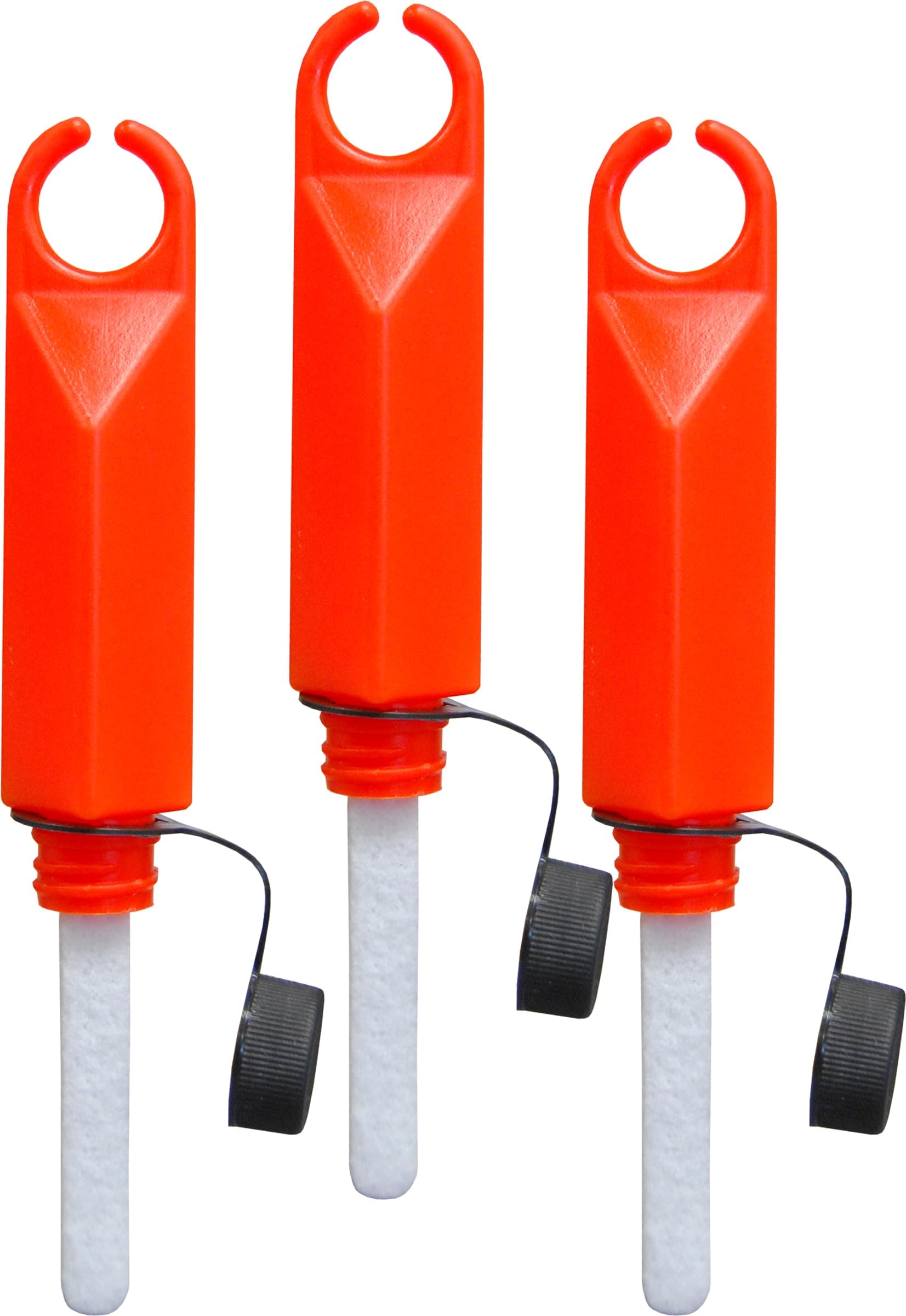 WILDLIFE RESEARCH CENTER Quik-Wiks, No-Mess, Compact Deer Hunting Scent Dispensers with Rain-Shedding Design, Branch Claw Design & Synthetic Felt, 3-Pack