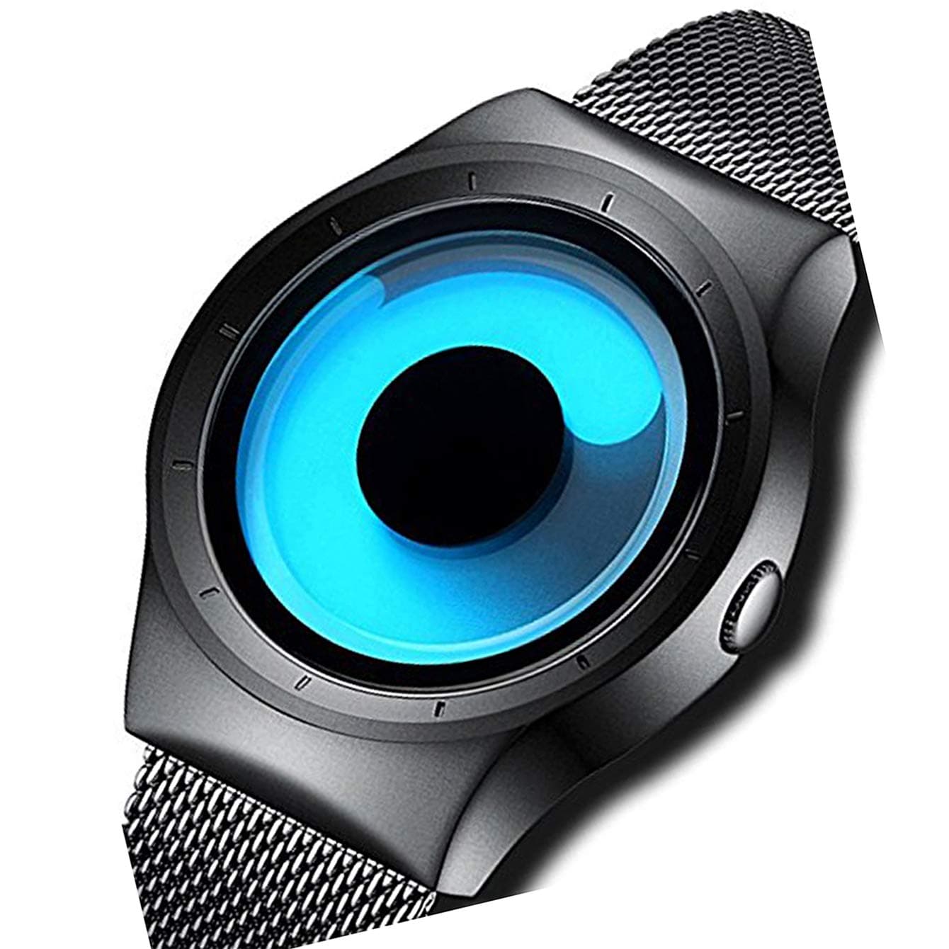 Analog Swift Movement Spinner Dial Men Watch & Boys Watches -Balck CRR_12