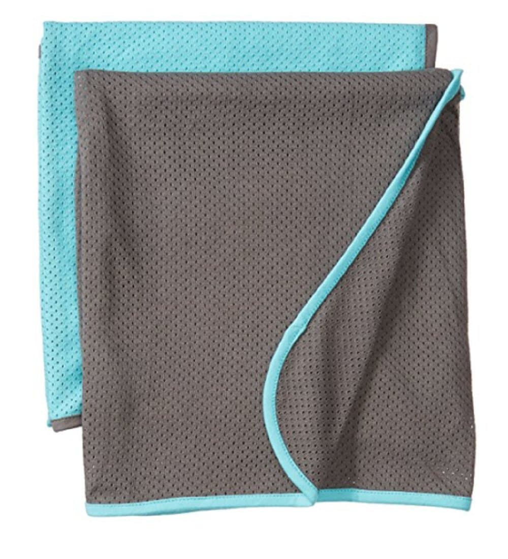 Newborn Swaddle & Toddler Blanket, Teal/Charcoal