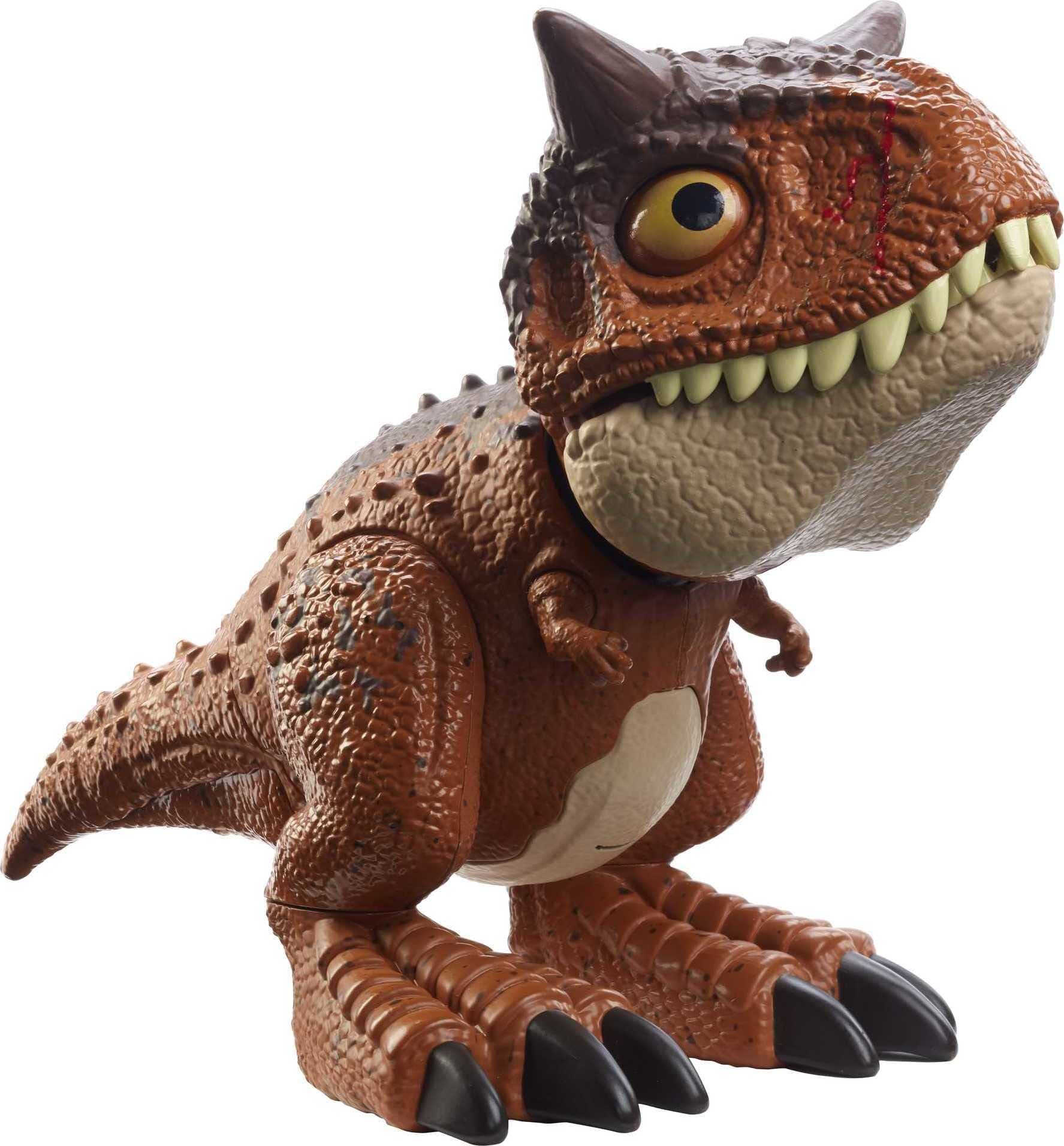 ​Jurassic World Chompin' Carnotaurus Toro Dinosaur Action Figure, Age 4 Years & Up HBY84, Multi colour, 900 HBY84