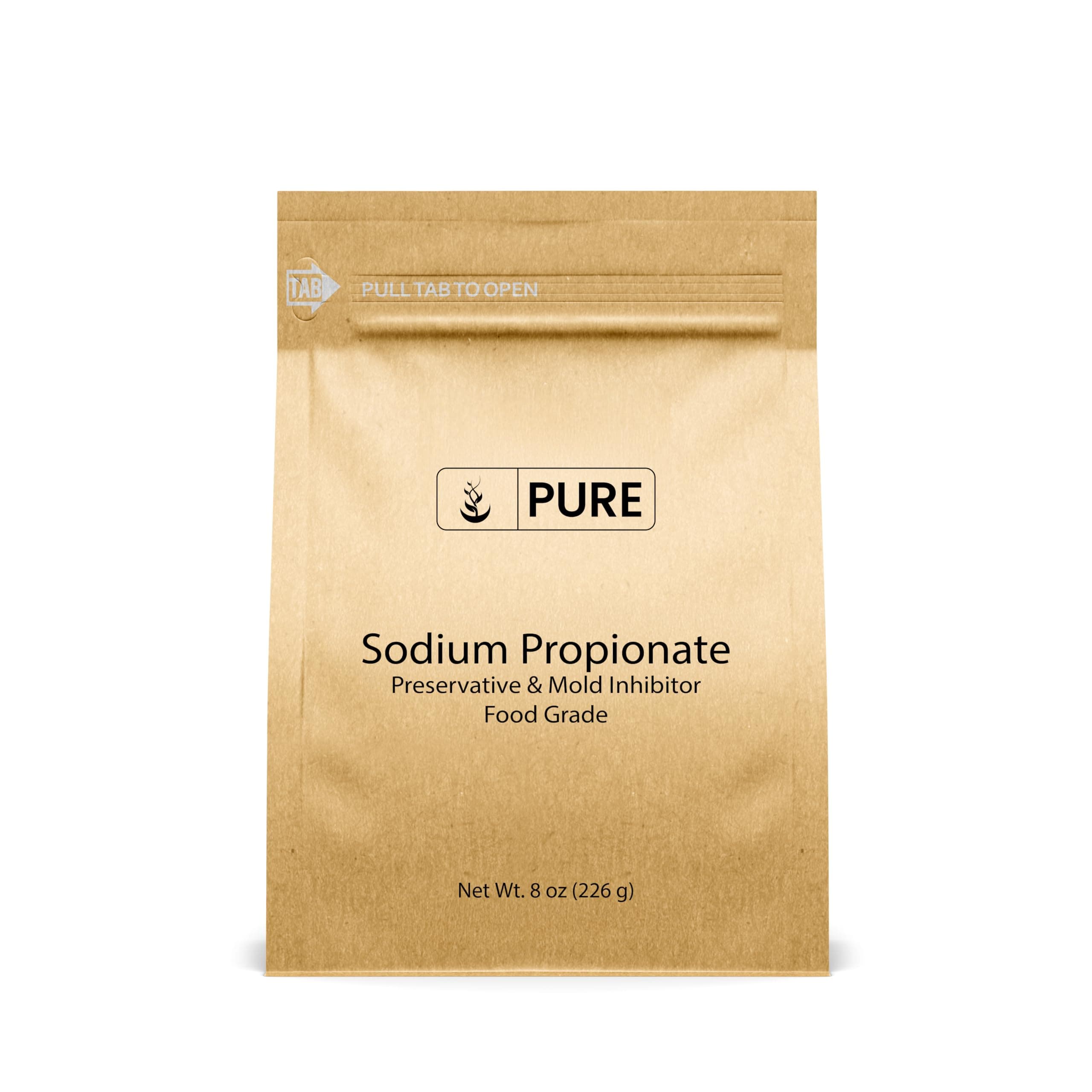 Pure Original Ingredients Sodium Propionate (8 oz) Preservative & Mold Inhibitor, Food Grade, Food Additive