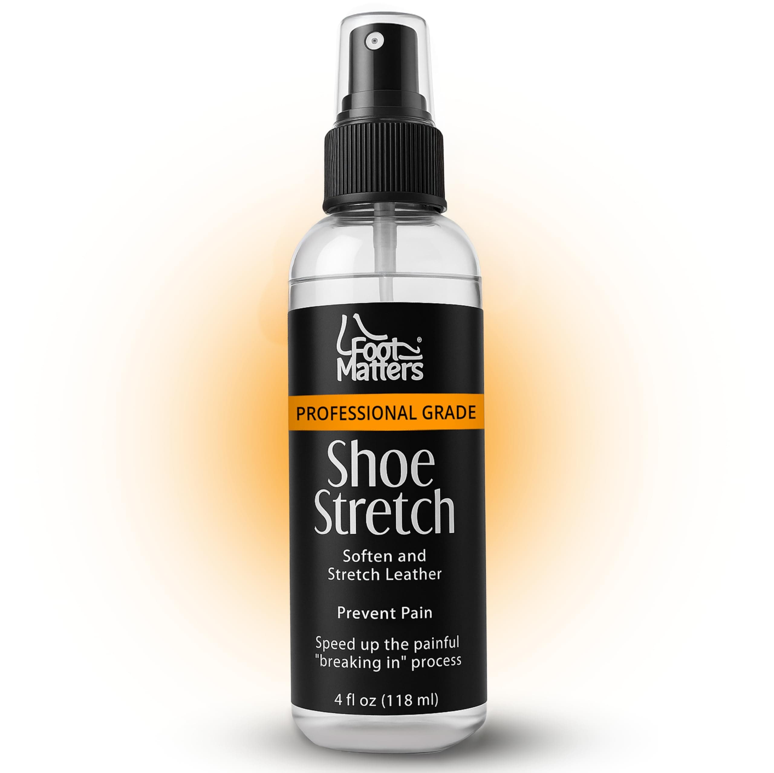 Shoe Stretch Spray – Professional Shoe Stretcher - Softener for Leather, Suede, Nubuck, Canvas – 4 oz