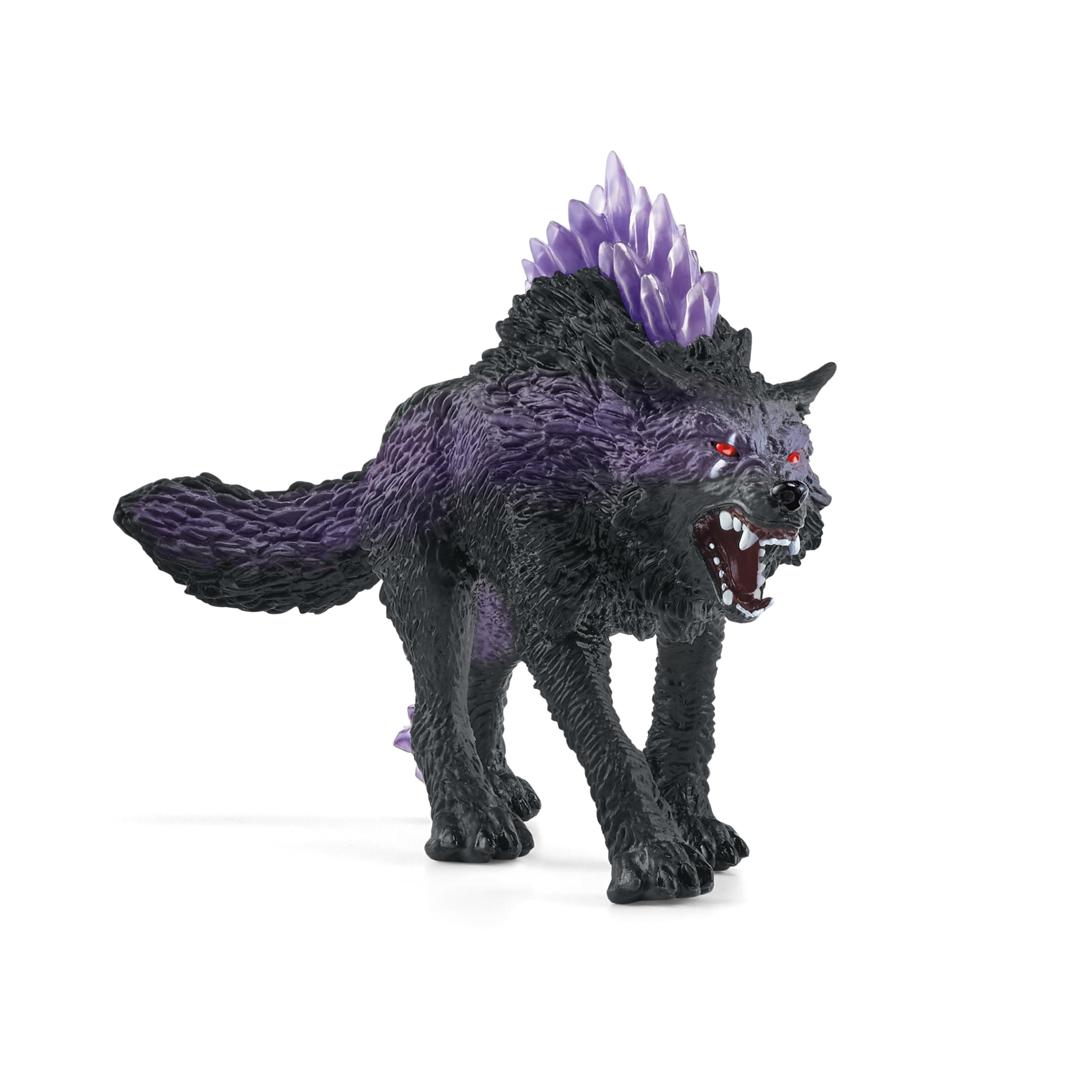 Schleich Eldrador Creatures - 7" Shadow Wolf Figurine - Fun Fantasy Animal Figure for Imaginative Play for Boys and Girls - Durable Black Beast Toy - Cool Monster Toys for Kids Ages 7+ | 42554