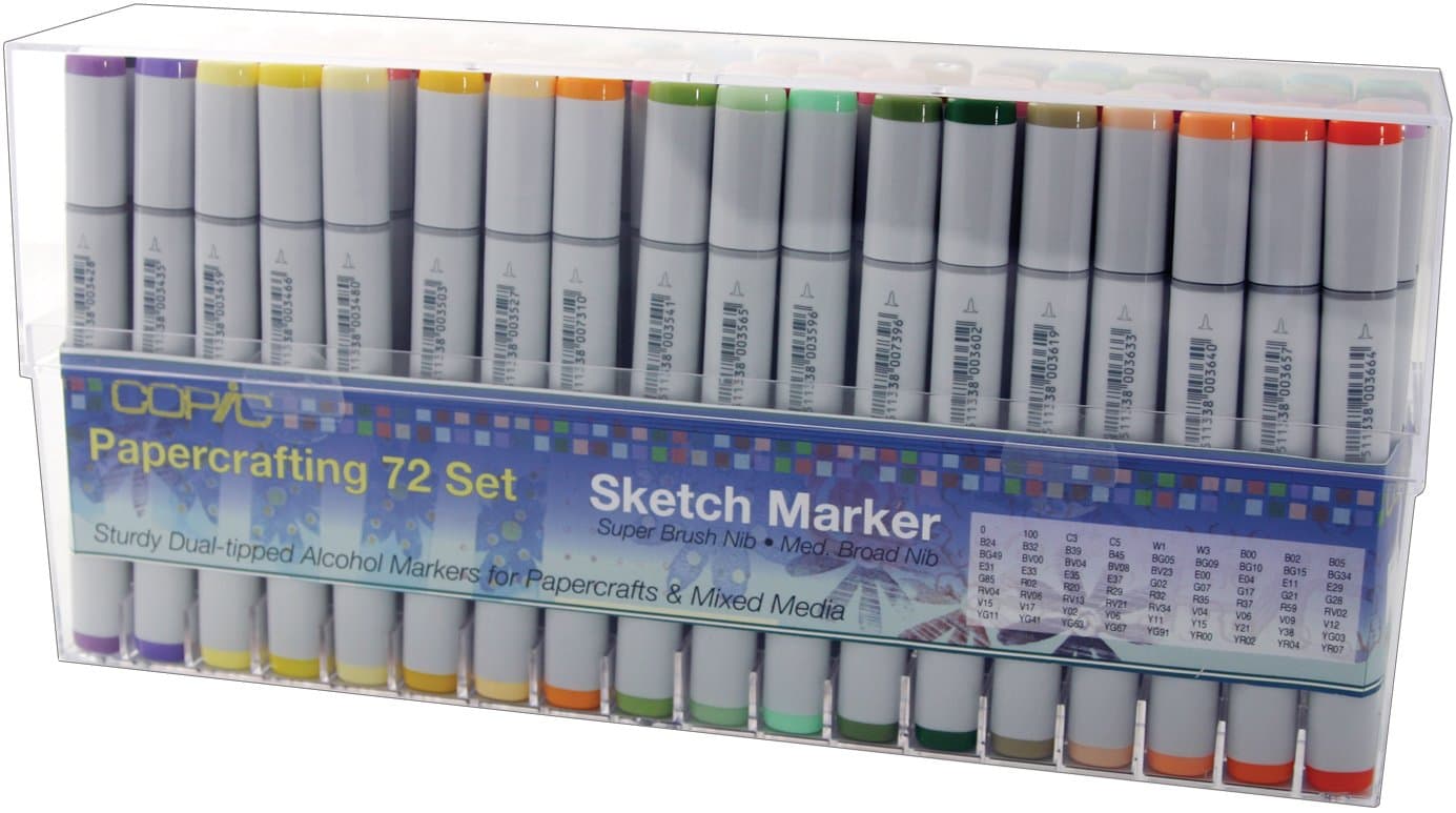 CopicMarker Sketch Paper crafting Set, 72-Pack