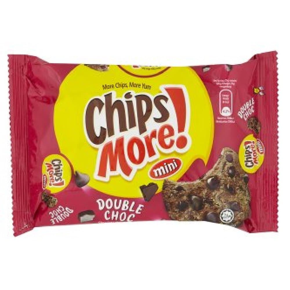 Mini Chocolate Chip Cookies 10 Packs x 88g (Double Choc Chocolate)