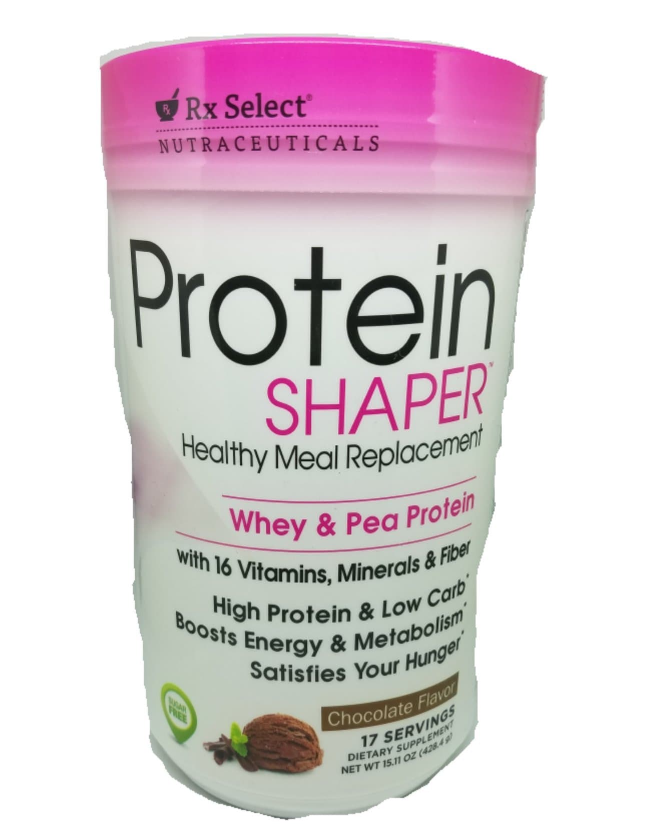 Rx Select Protein Shaper Healthy Meal Replacement, 17 servings,15.11 fl oz, Chocolate