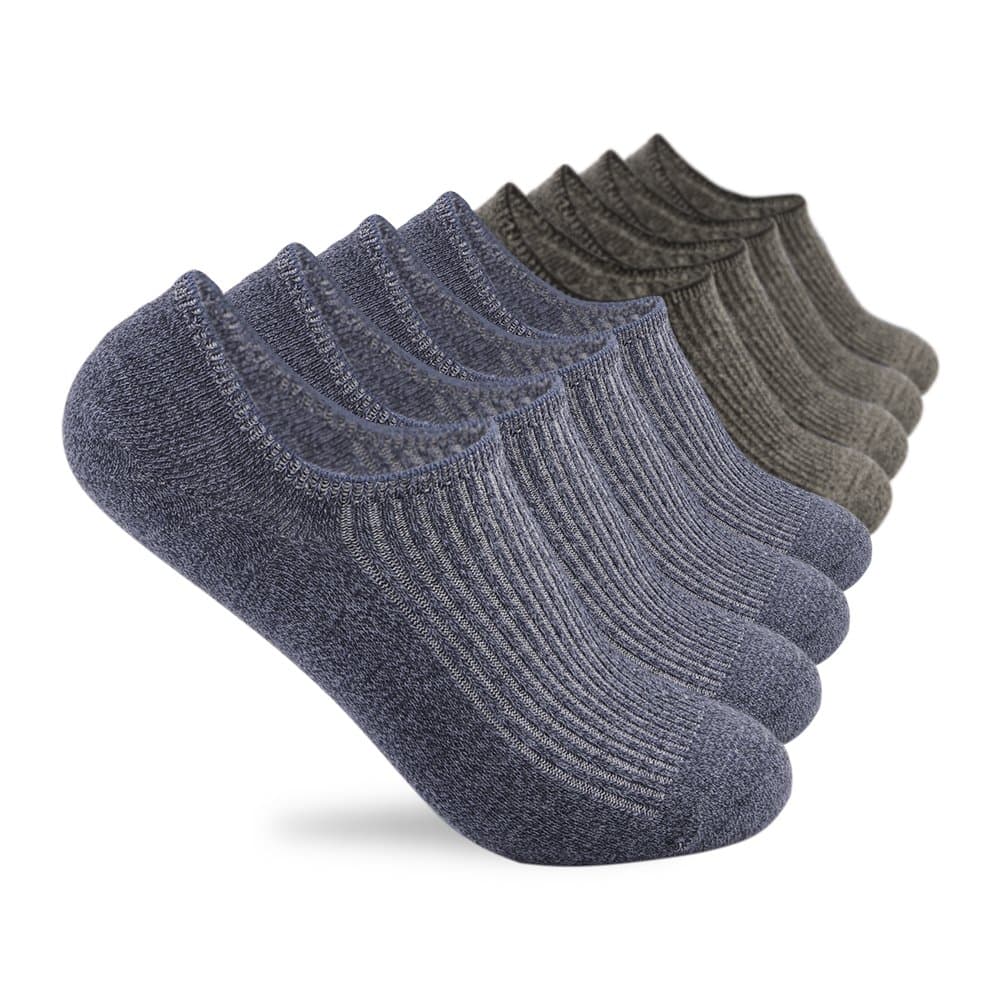 No Show Low Cut Casual Non-Slide Socks for Men and Women– Pack of 4 pairs…