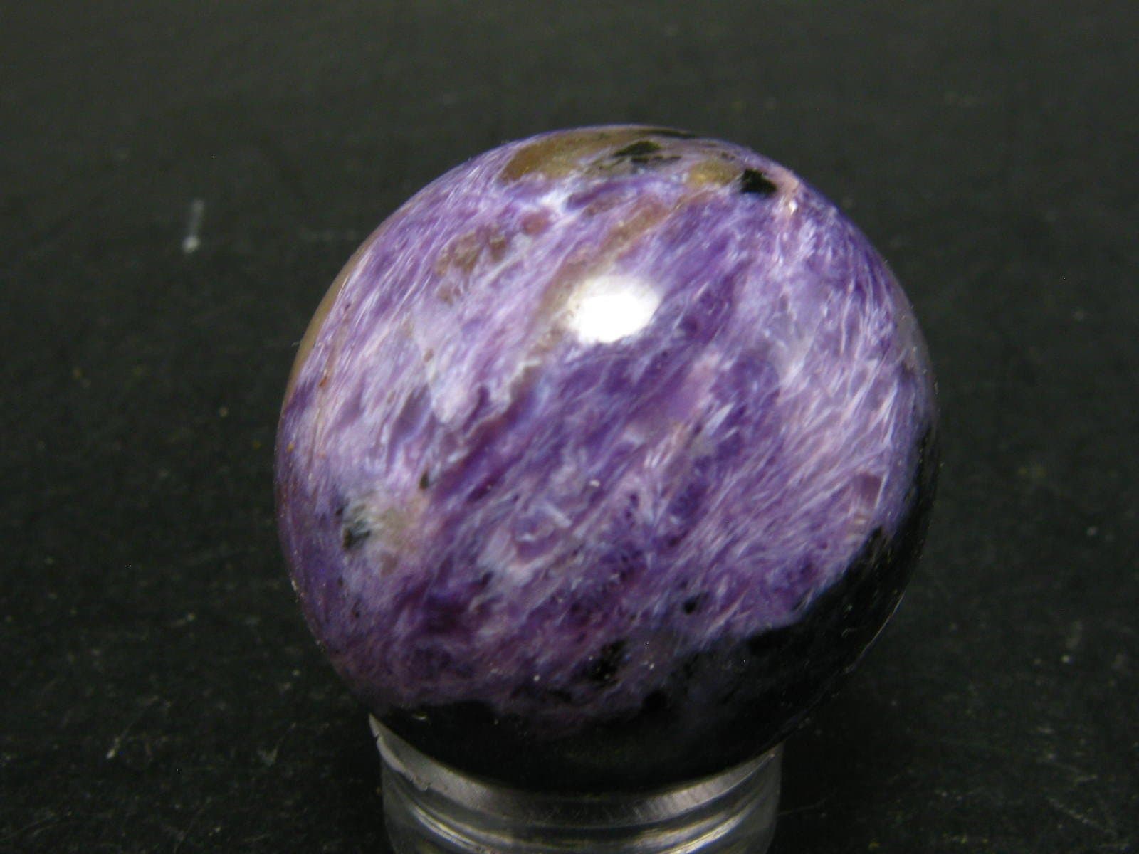 Charoite Ball Sphere From Russia - 1.0"