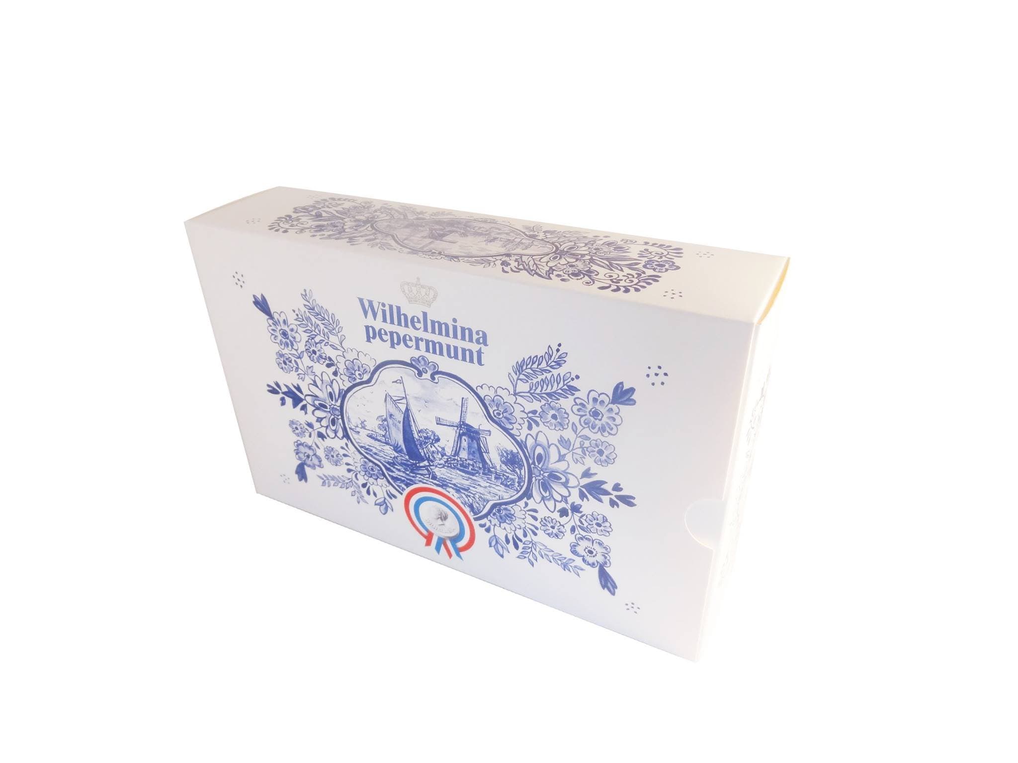 Fortuin Wilhelmina Pepermunt in Delft Blue Gift Box 2 box x ea 17oz/500gr