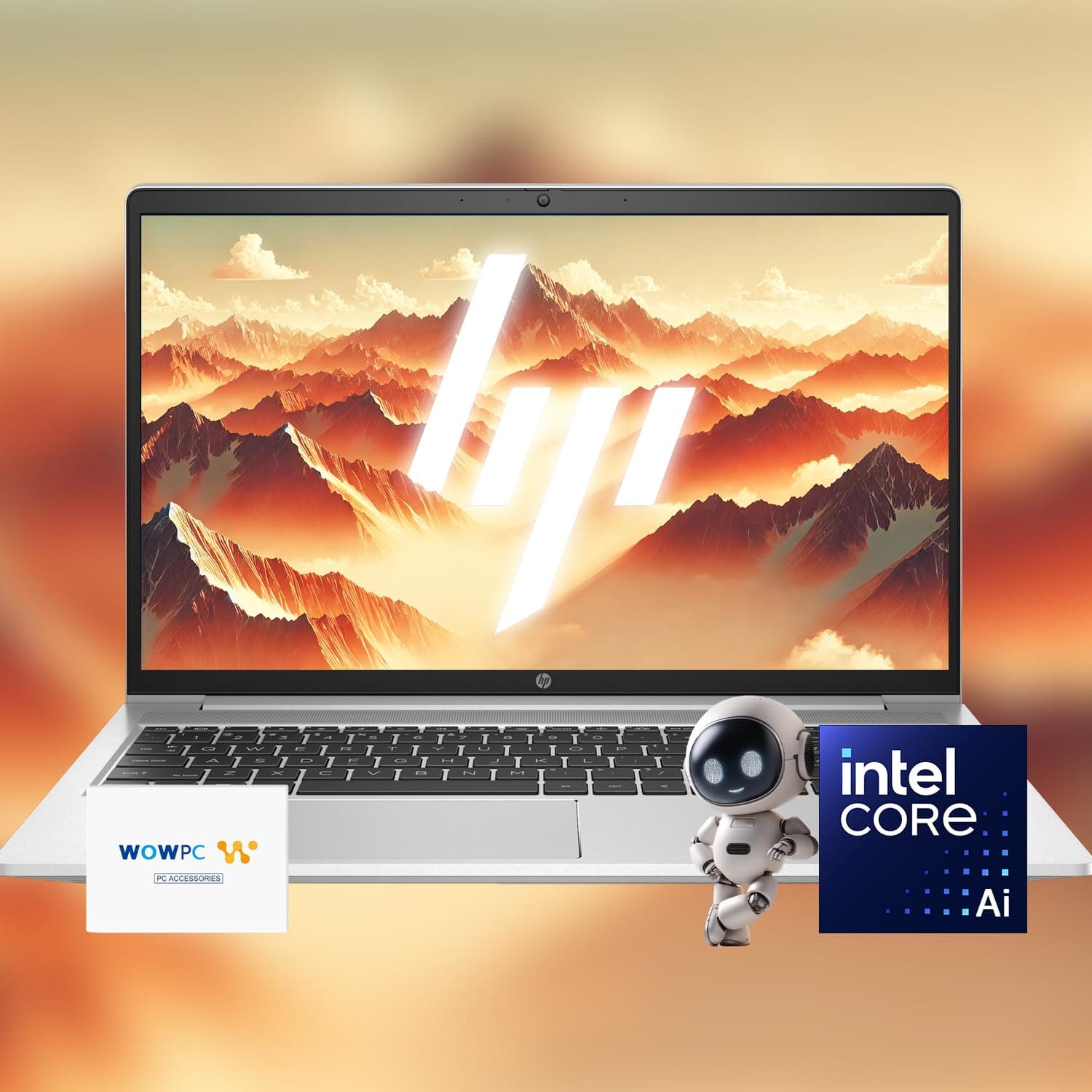 15 Slim Copilot Ready AI Laptop • 16GB RAM • 1TB Storage (512GB SSD + 512GB External Hard Drive) • Intel AI-Powered 2-Core Processor • 15.6 FHD • Long Battery Life • Win 11 Pro • w/WOWPC Bundle