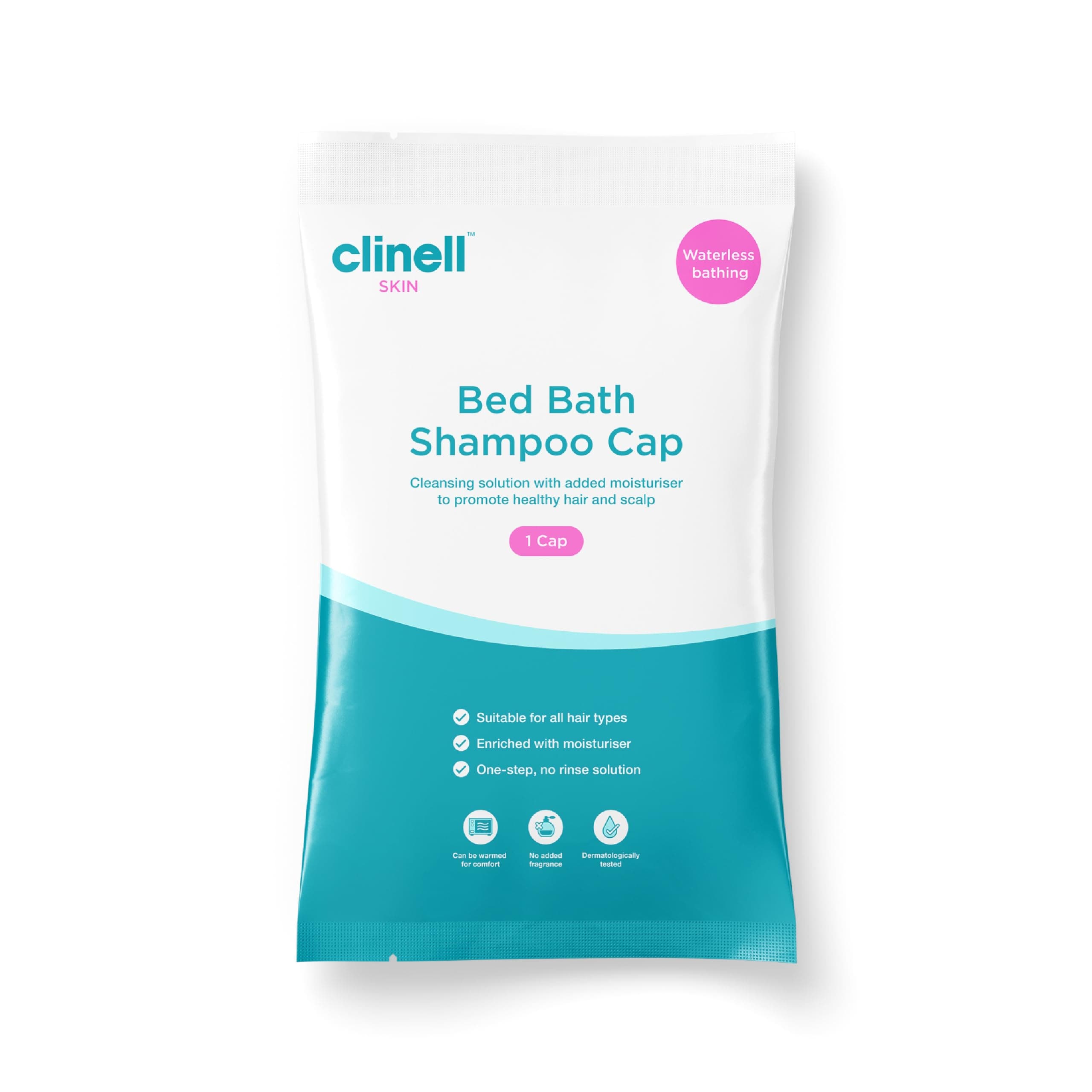 Carell Shampoo Cap - Pack of 24 - Rinse Free & Suitable for All Hair Types - Shampoo Hair Cap, Use at Festivals or During Travelling, Dermatologically Tested