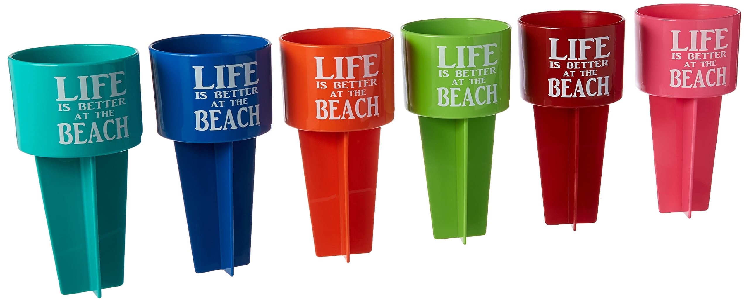 SPIKER Lifestyle Holder, Life is Better at The Beach, 12-Pack