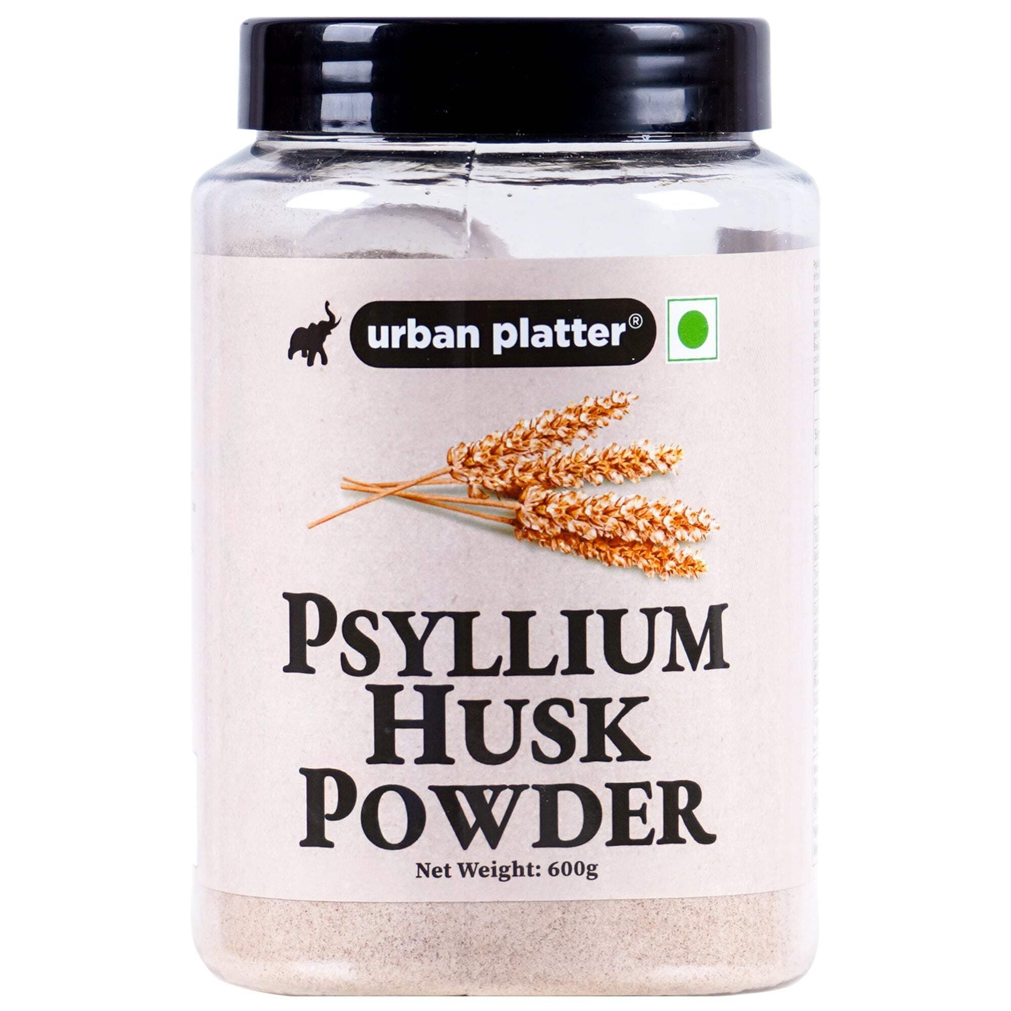 Psyllium Husk Powder (Isabgol Atta), 400g (All Natural, High-fiber & Easily Soluble)