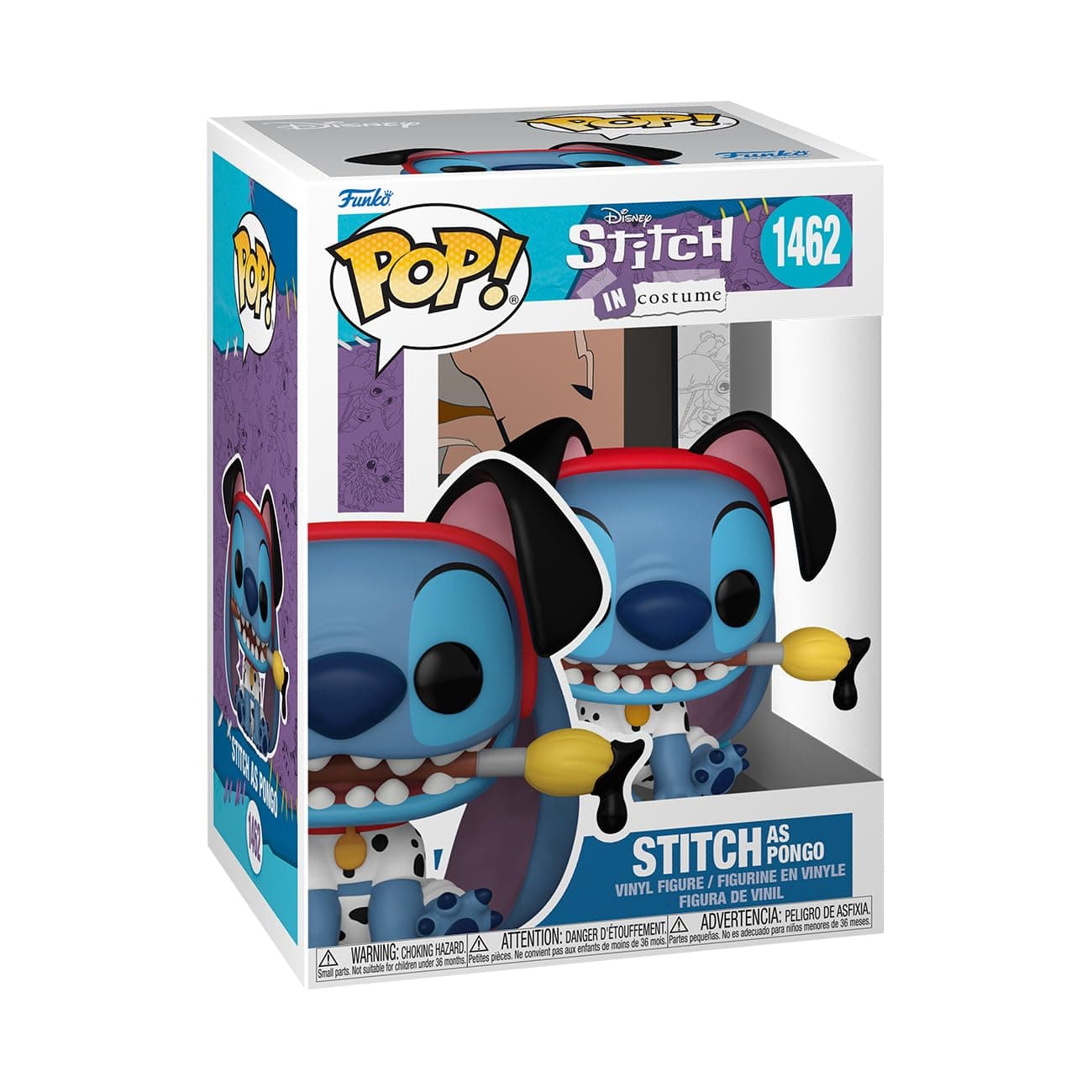 POP! Disney: Stitch Costume - 101 Dalmatians PONGO - Lilo and Stitch - Collectable Vinyl Figure - Gift Idea - Official Merchandise - Toys for Kids & Adults - Movies Fans